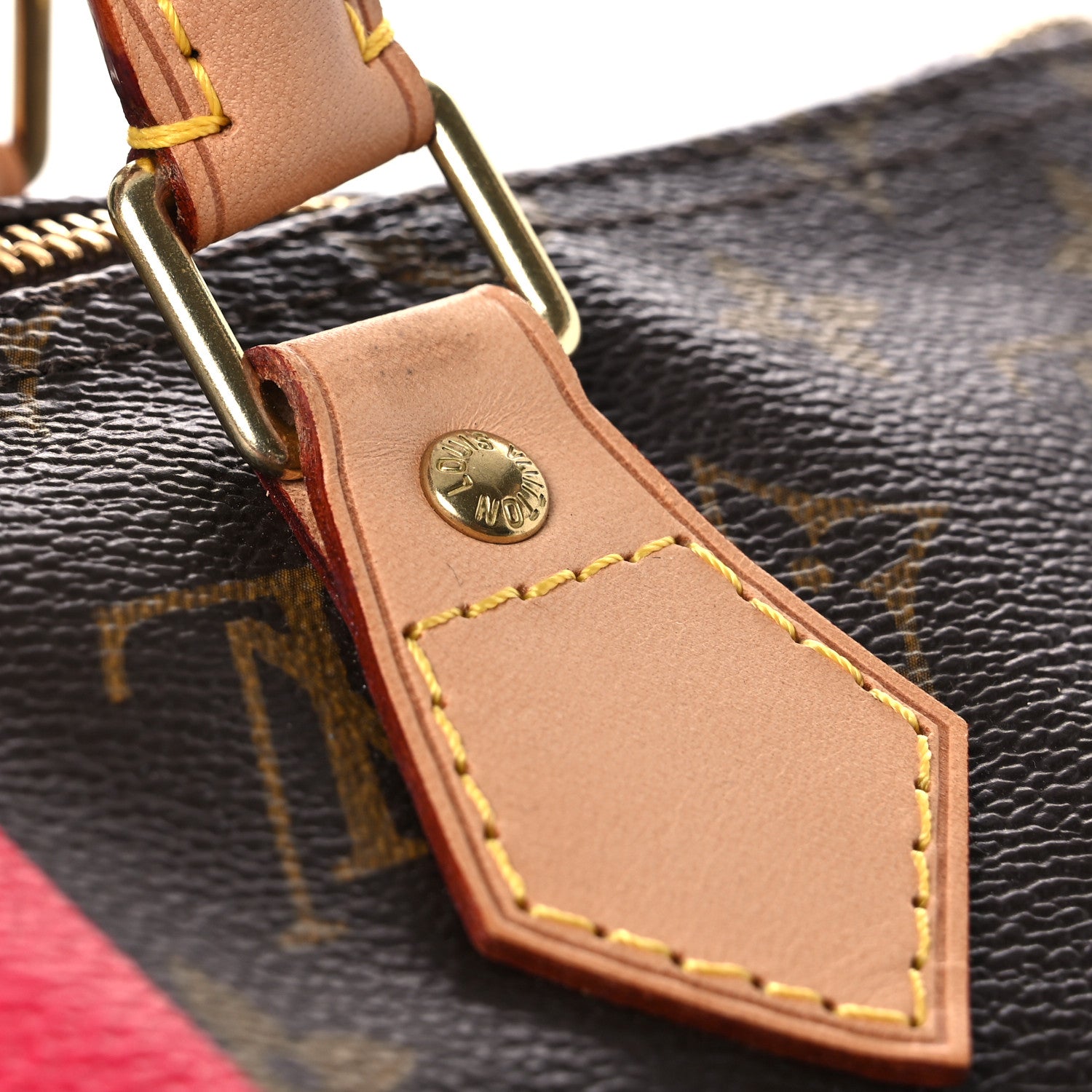 Monogram My LV Heritage Speedy 35 Rouge White