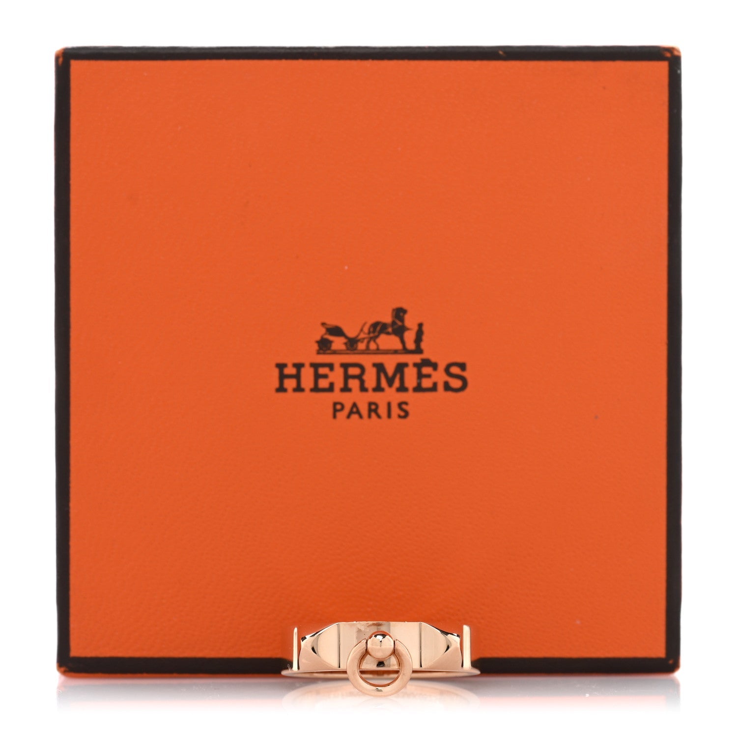 18K Rose Gold PM Collier De Chien Ring 56 7.75