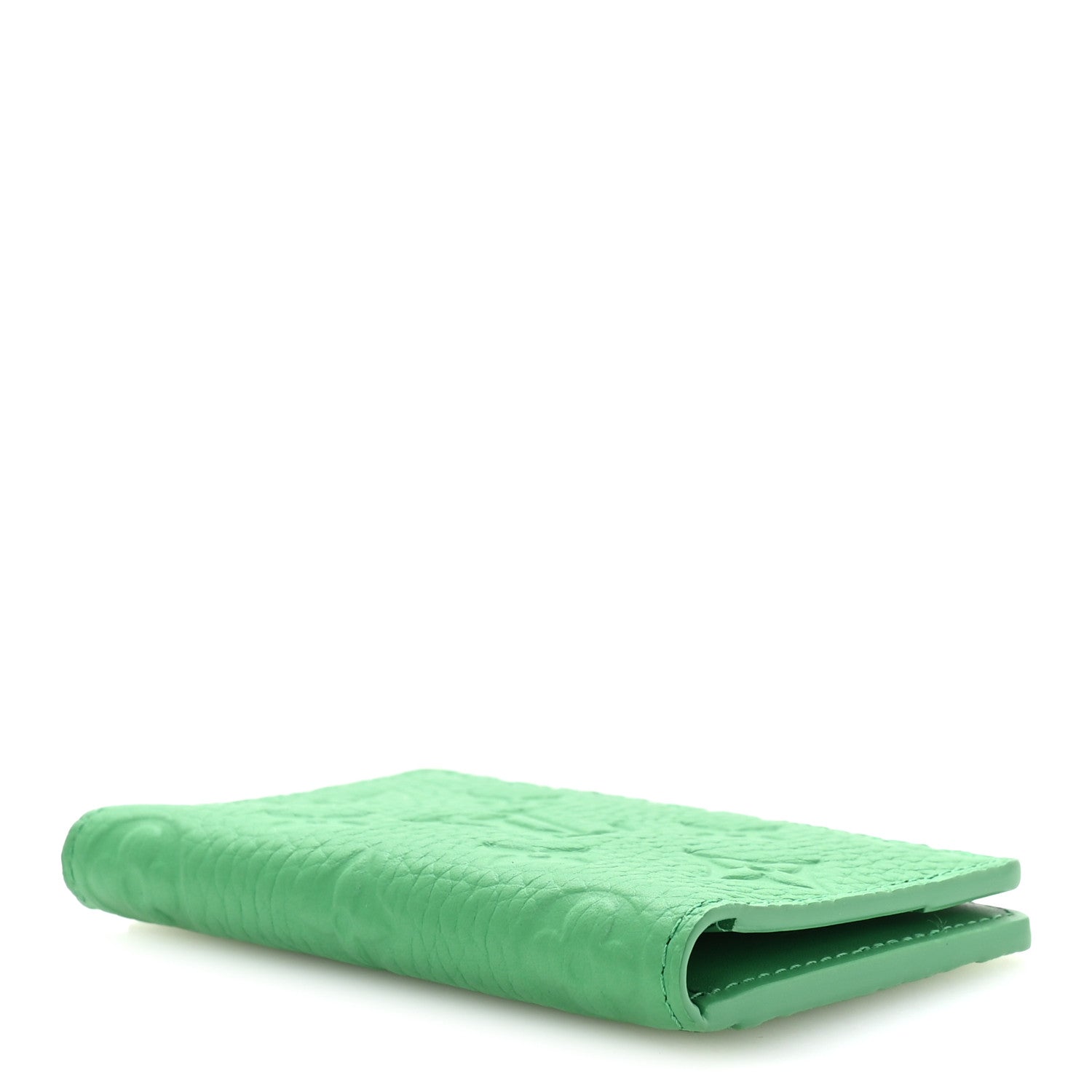 Taurillon Monogram Pocket Organizer Bamboo Green