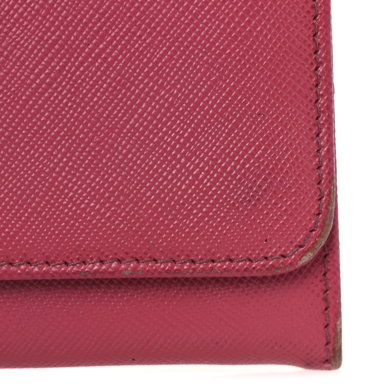 Saffiano Metal Oro Chain Wallet Peonia