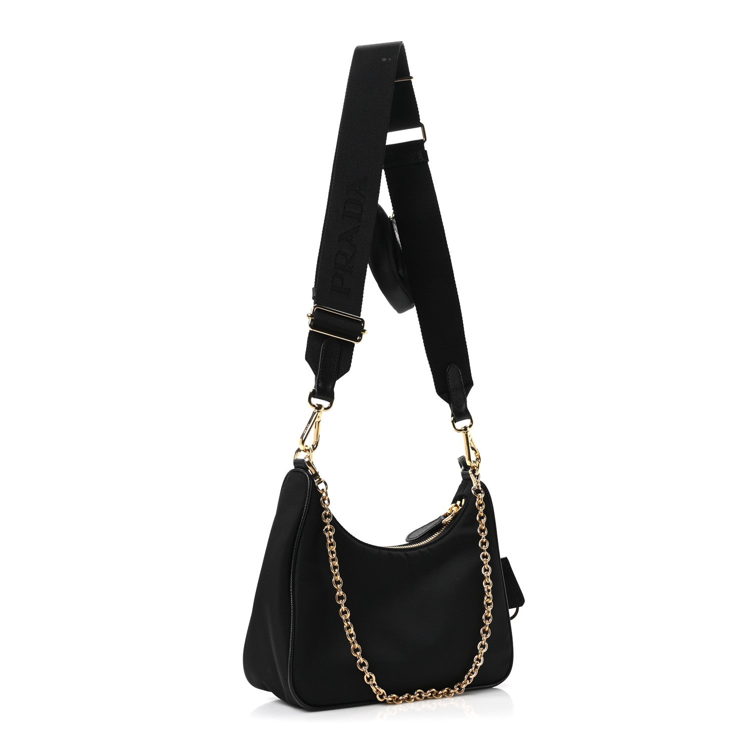 Nylon Re-Edition 2005 Shoulder Bag Black