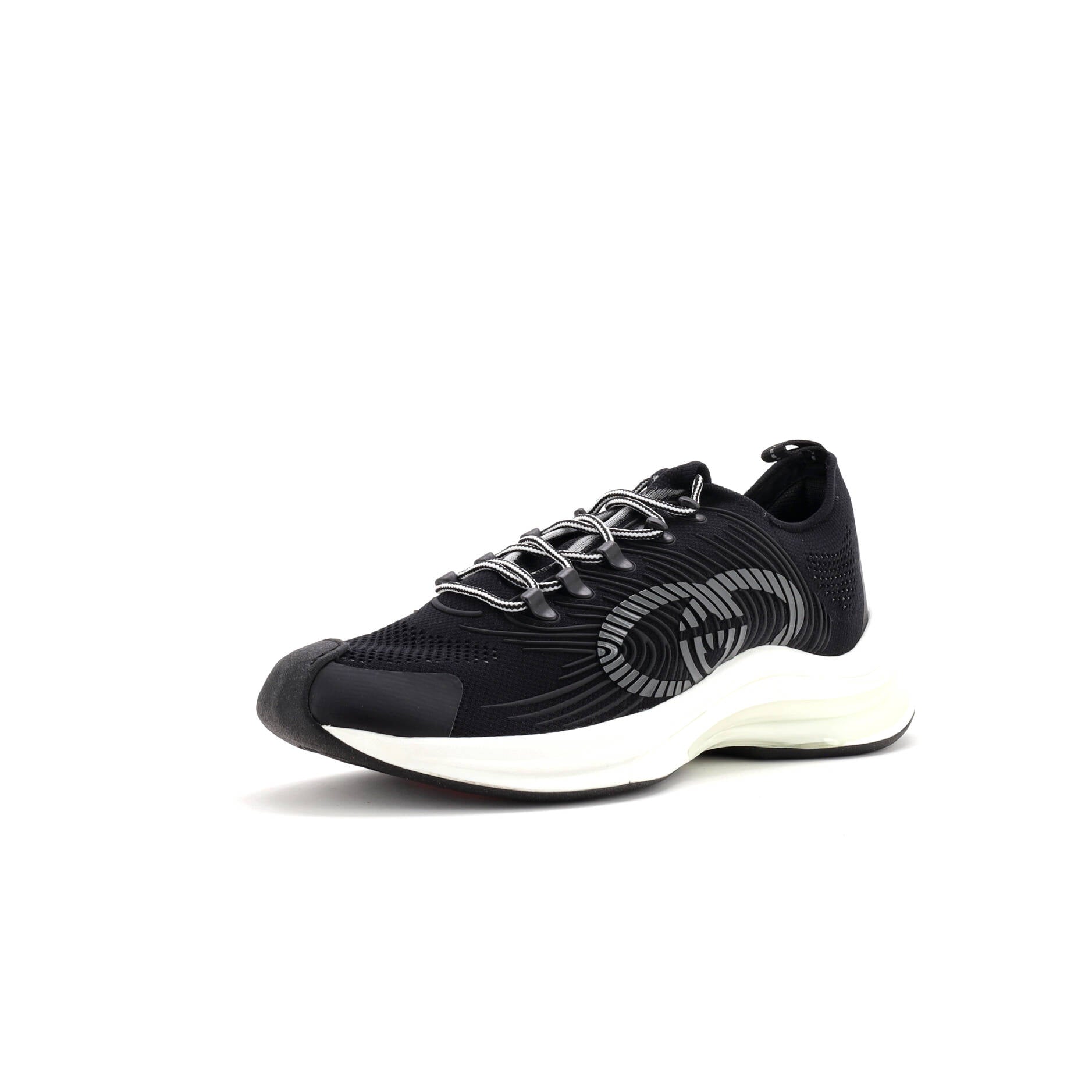 Men's Run Sneakers Embroidered Technical Fabric