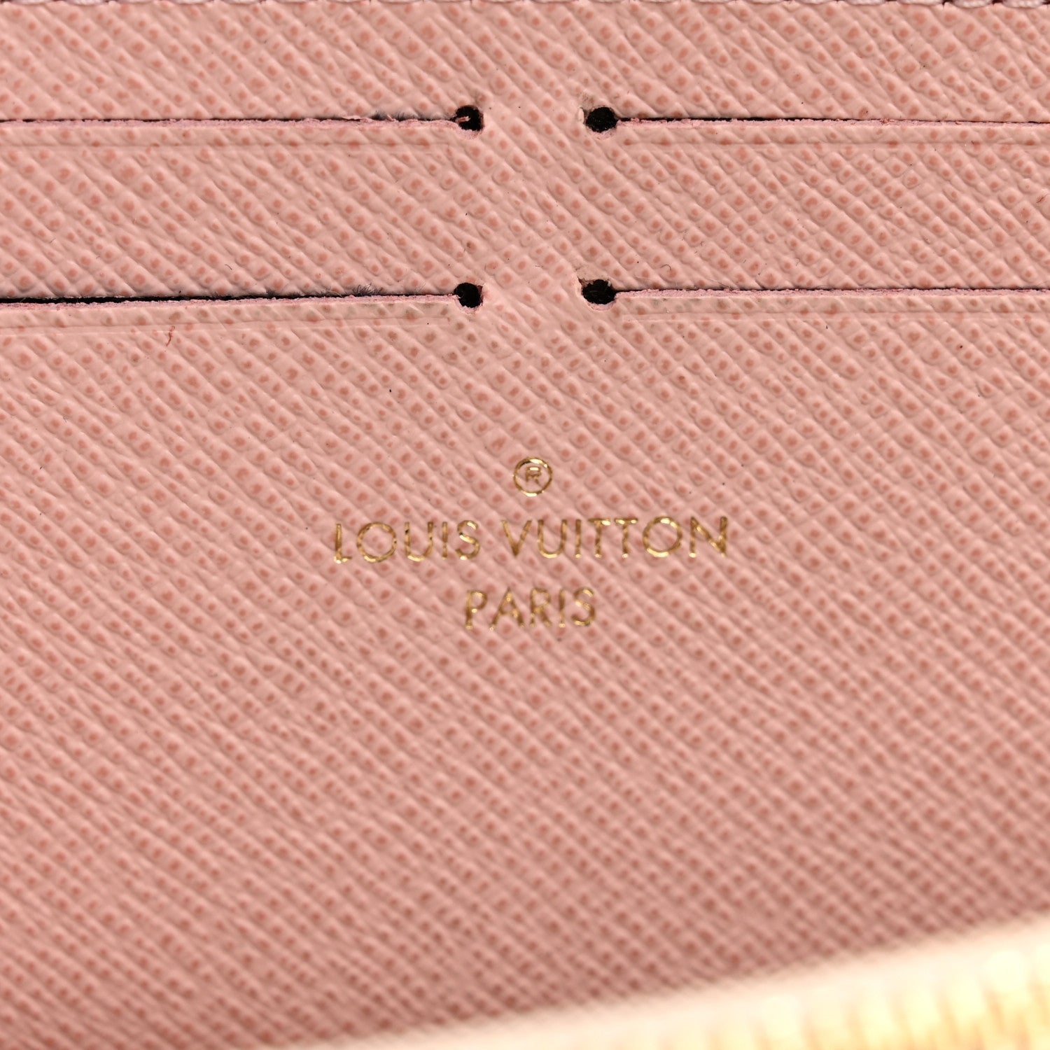Damier Azur Clemence Wallet Rose Ballerine