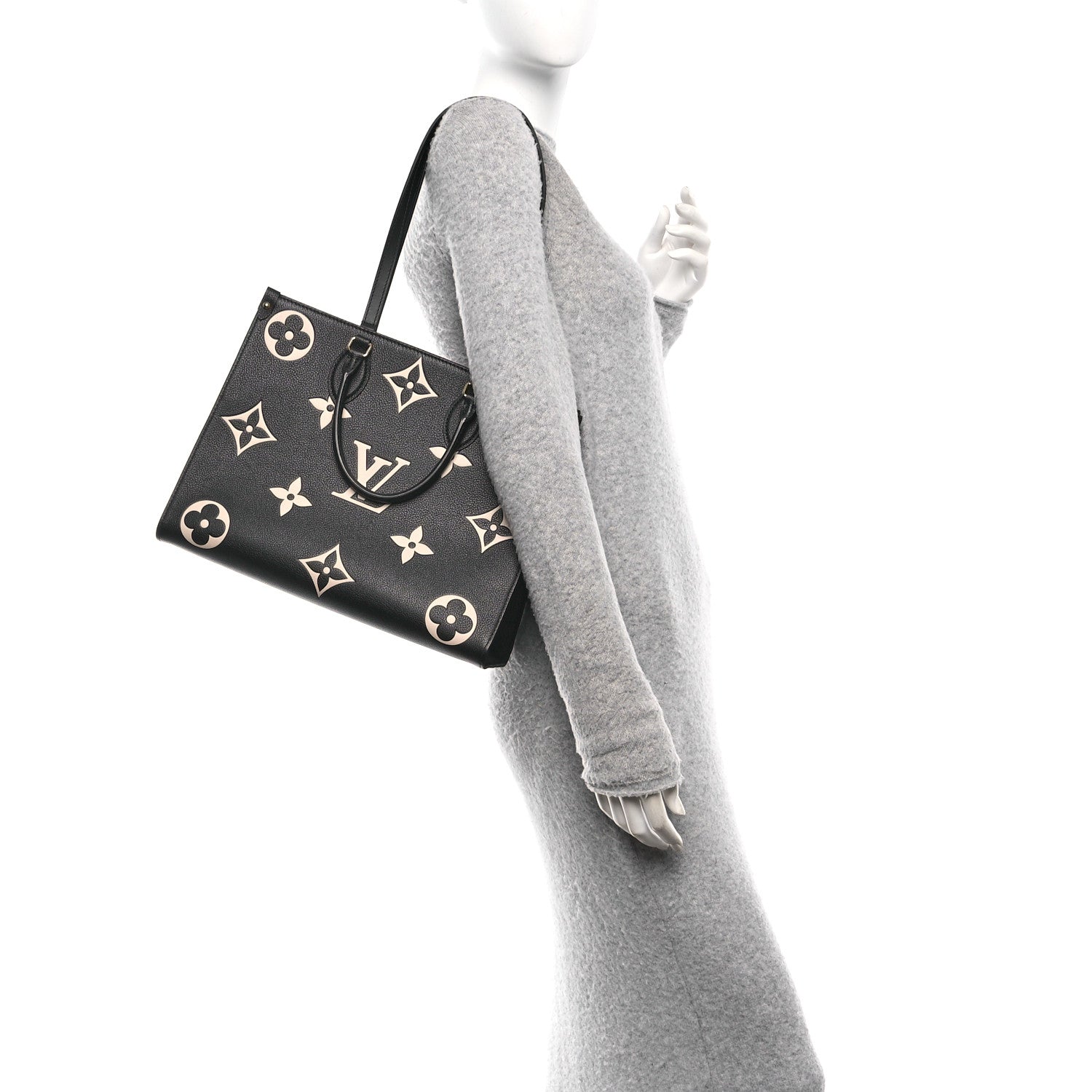 Empreinte Monogram Giant Onthego MM Black Beige