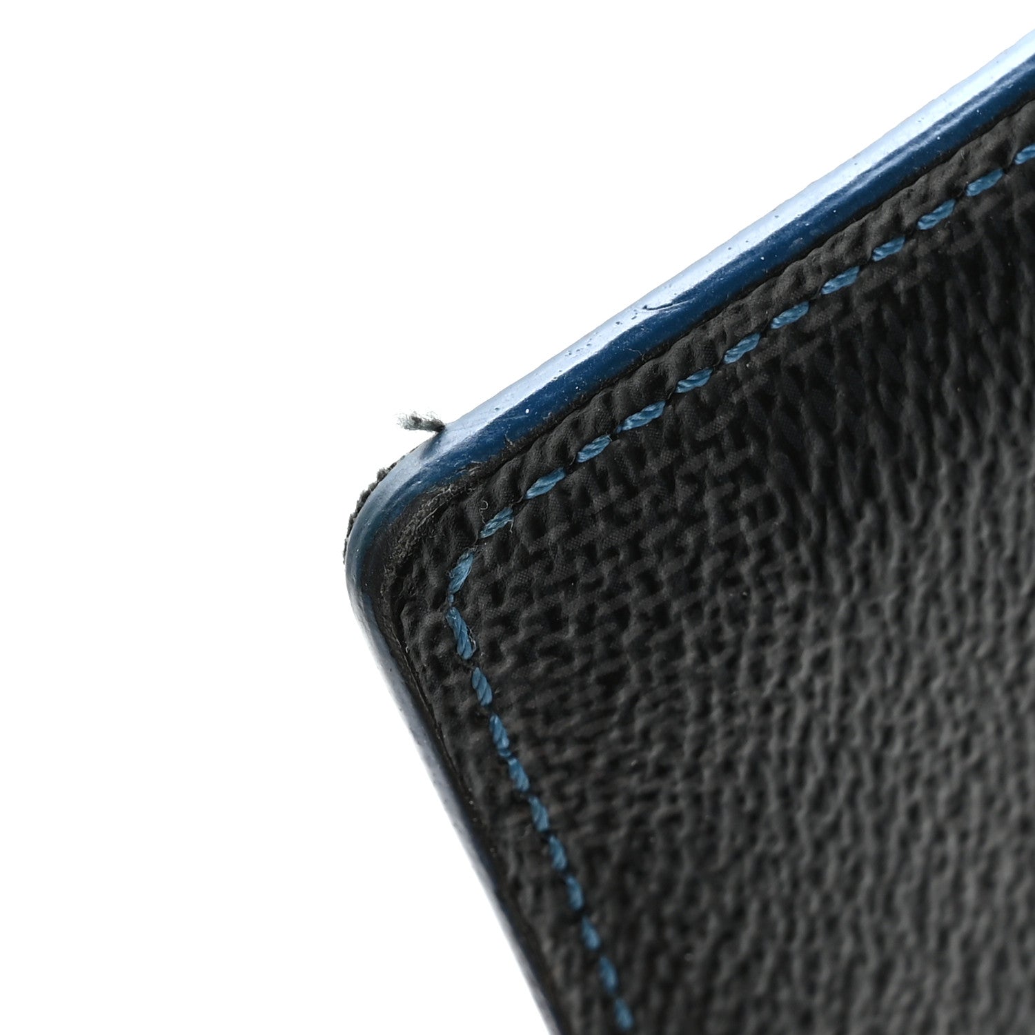Damier Graphite Card Holder Blue