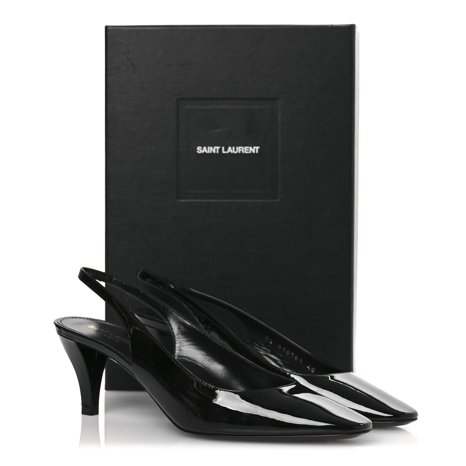 Vernice Carol 60 Slingback Pumps 40 Black