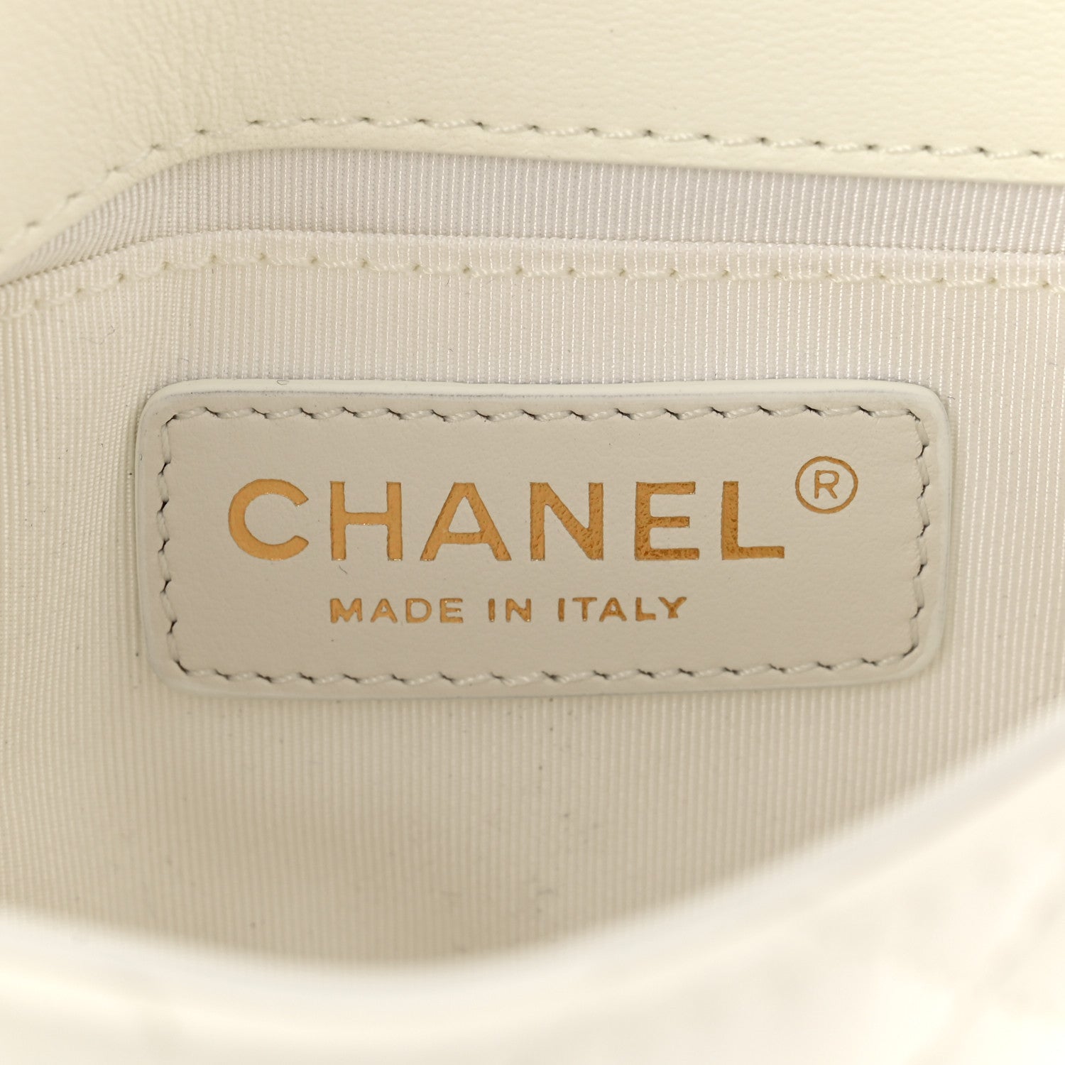 Lambskin Quilted Side Packs White