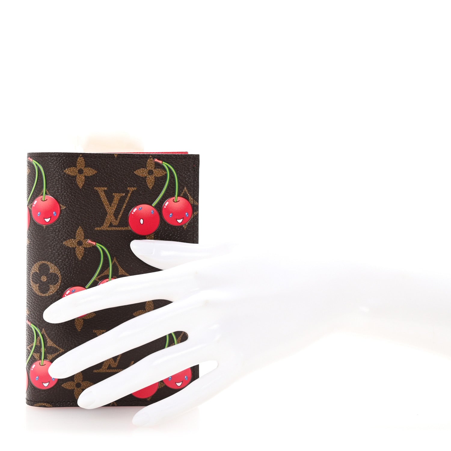 LV X TM Monogram Cerises Passport Cover