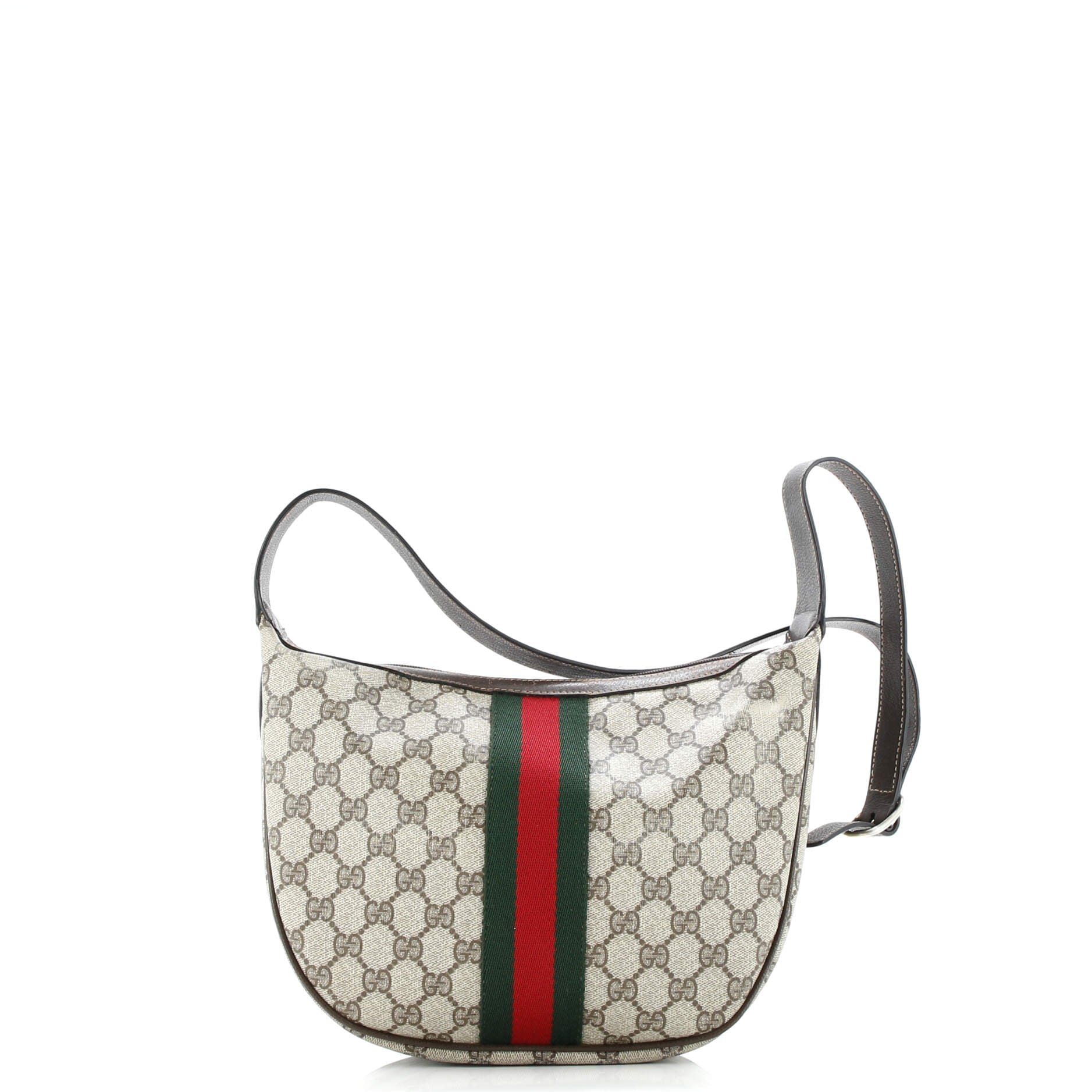 Ophidia Half Moon Hobo GG Coated Canvas Small