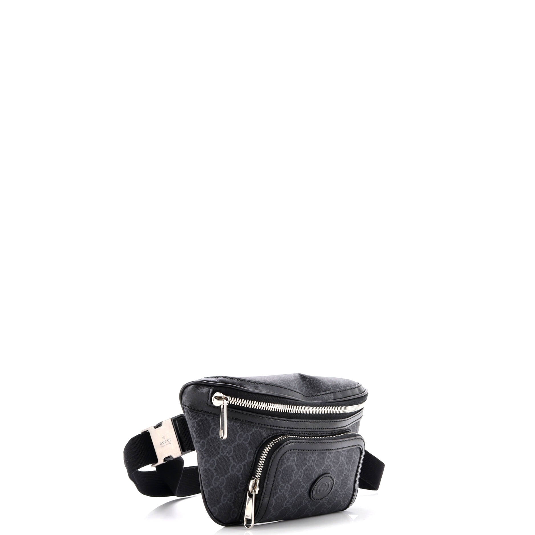 Interlocking G Patch Belt Bag GG Coated Canvas Large