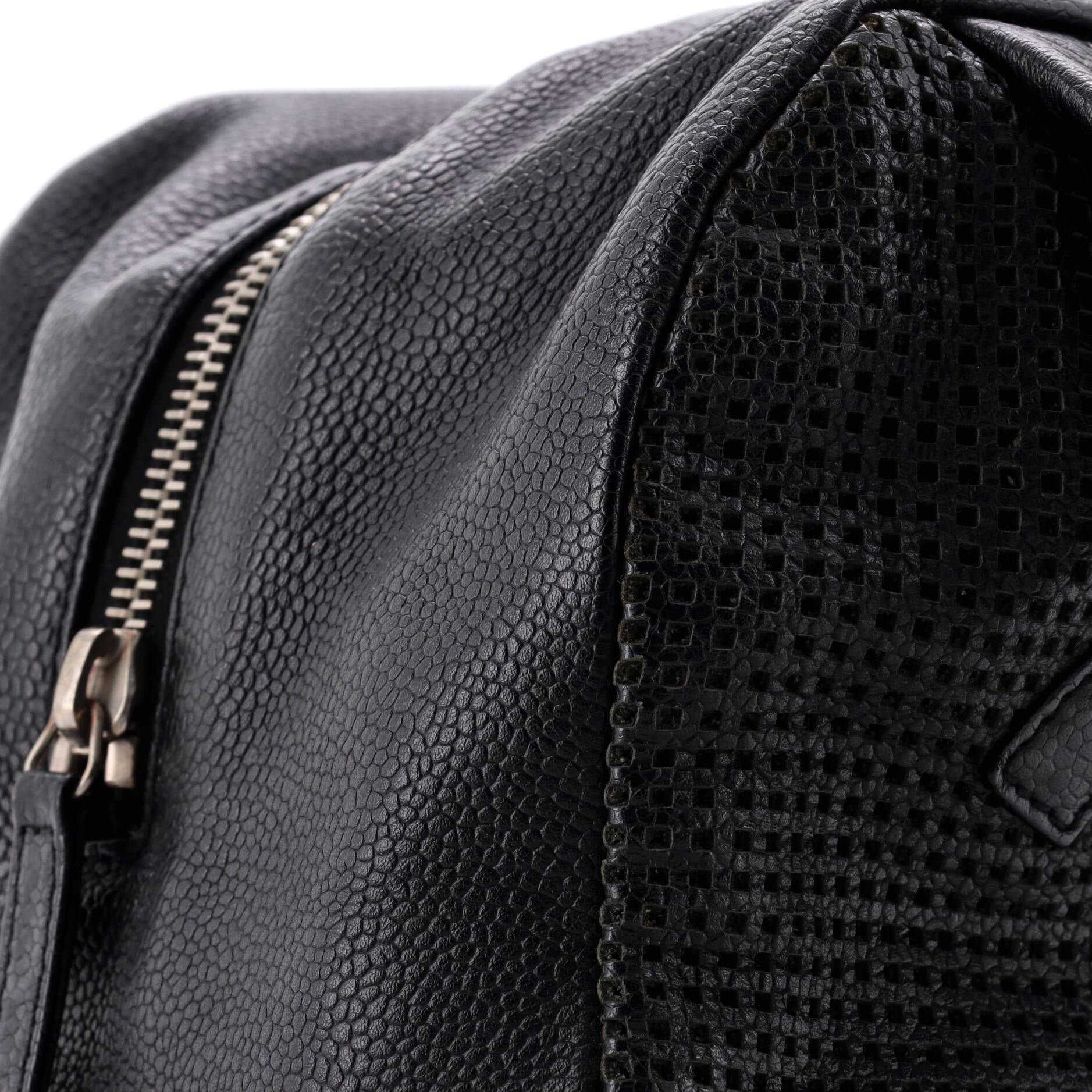CC Bowler Bag Perforated Leather Small
