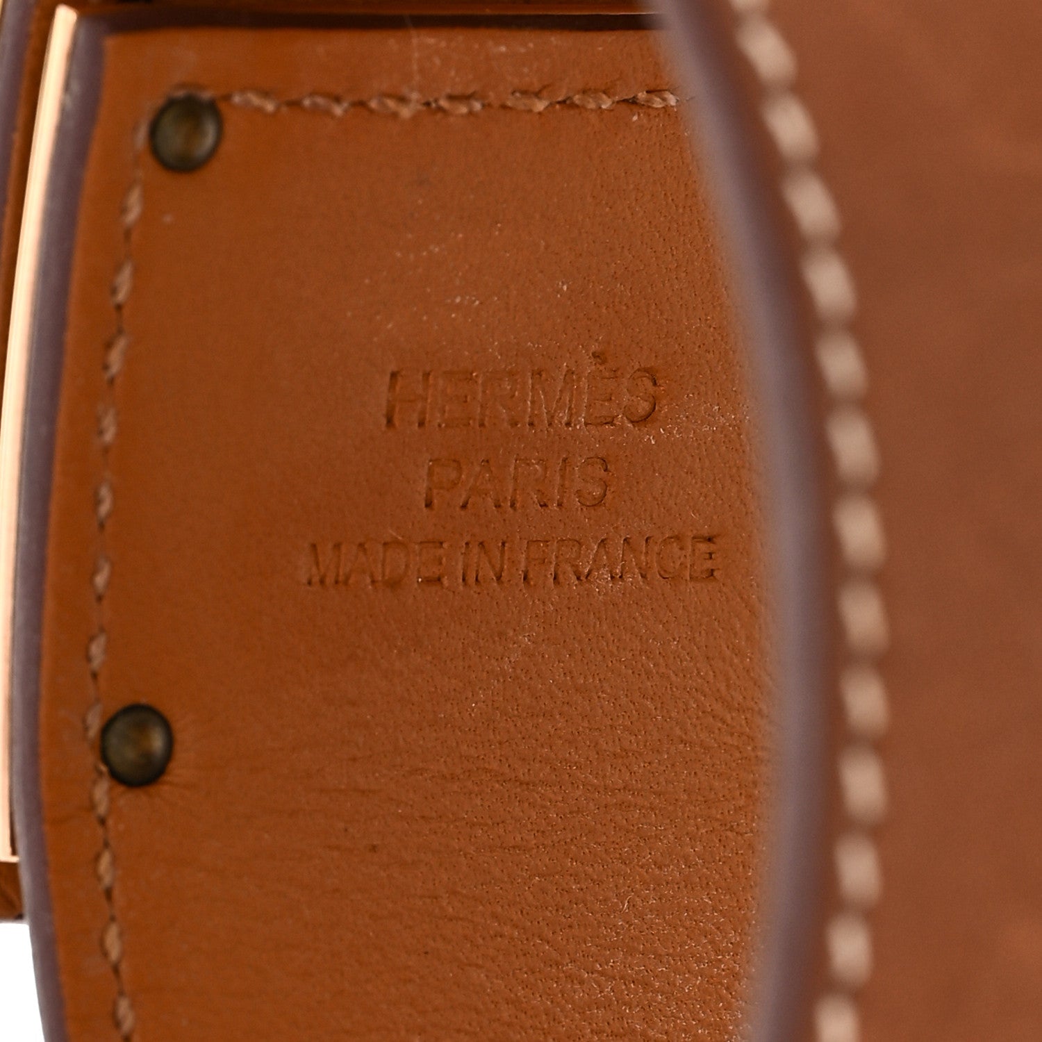 Barenia Kelly Dog Bracelet Fauve