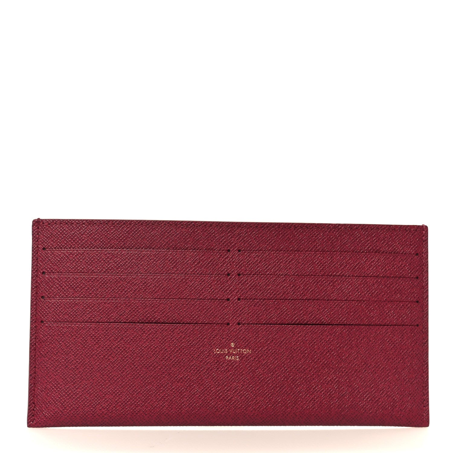 Calfskin Pochette Felicie Card Holder Insert Fuchsia