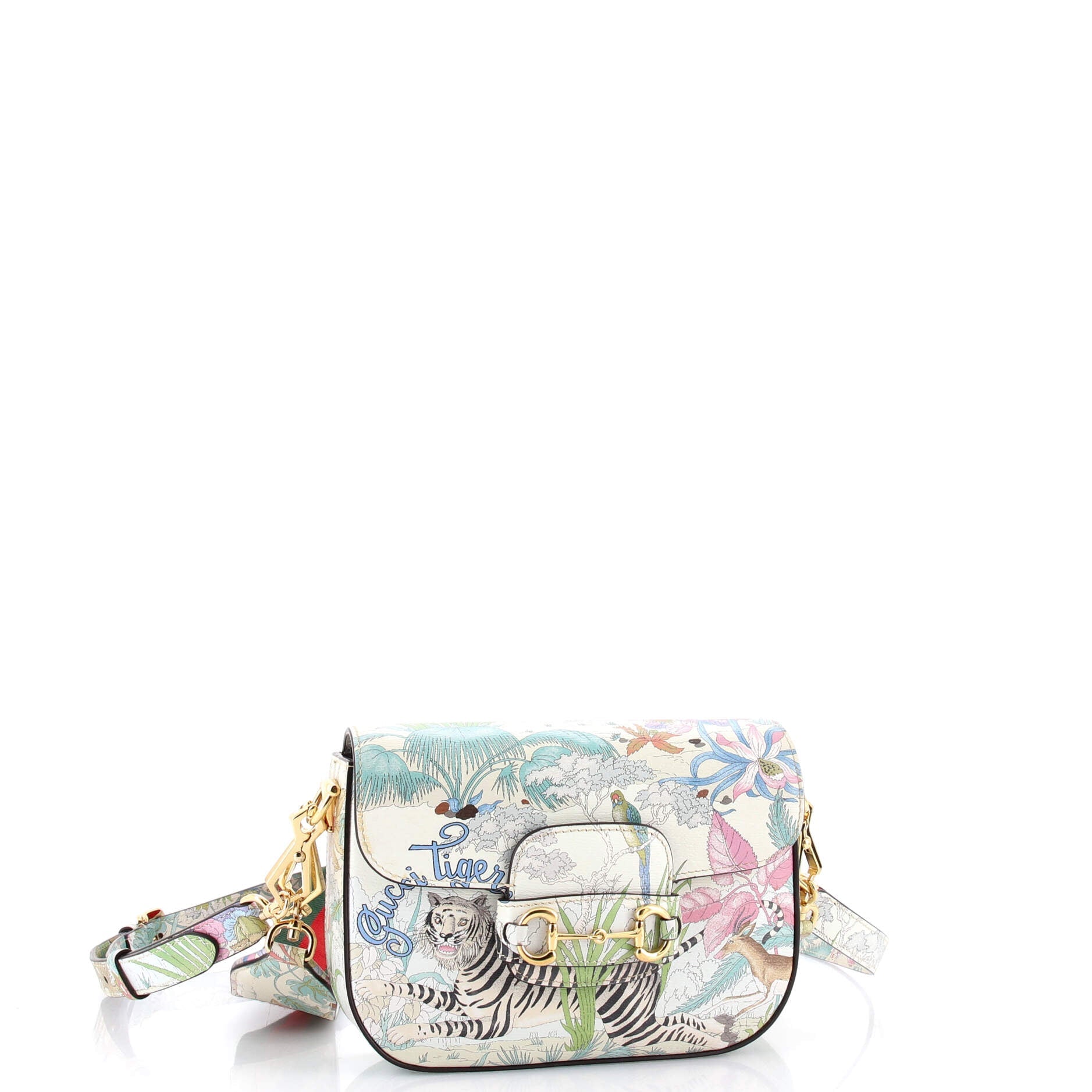 Horsebit 1955 Shoulder Bag Printed Leather Mini