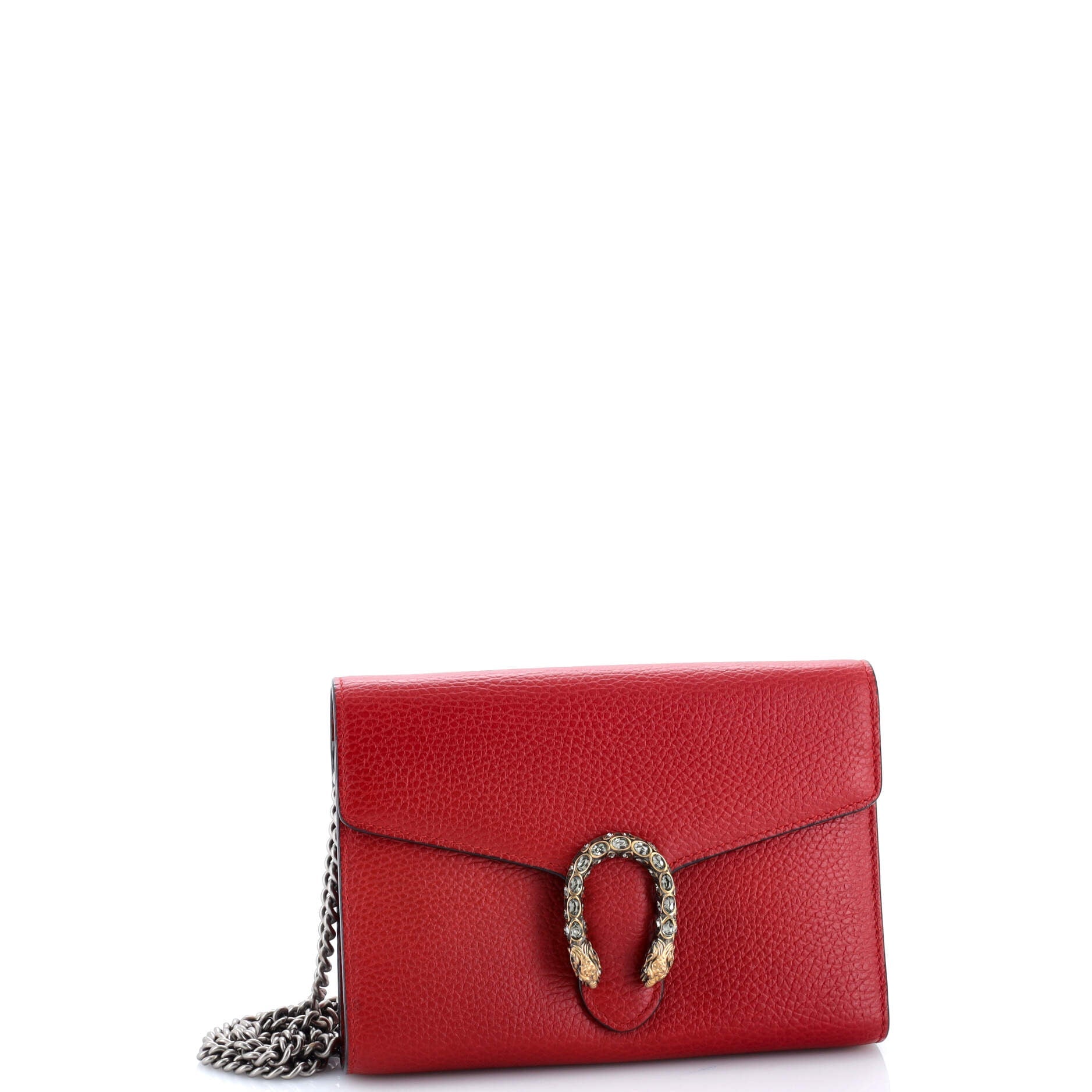 Dionysus Chain Wallet Leather with Embellished Detail Small