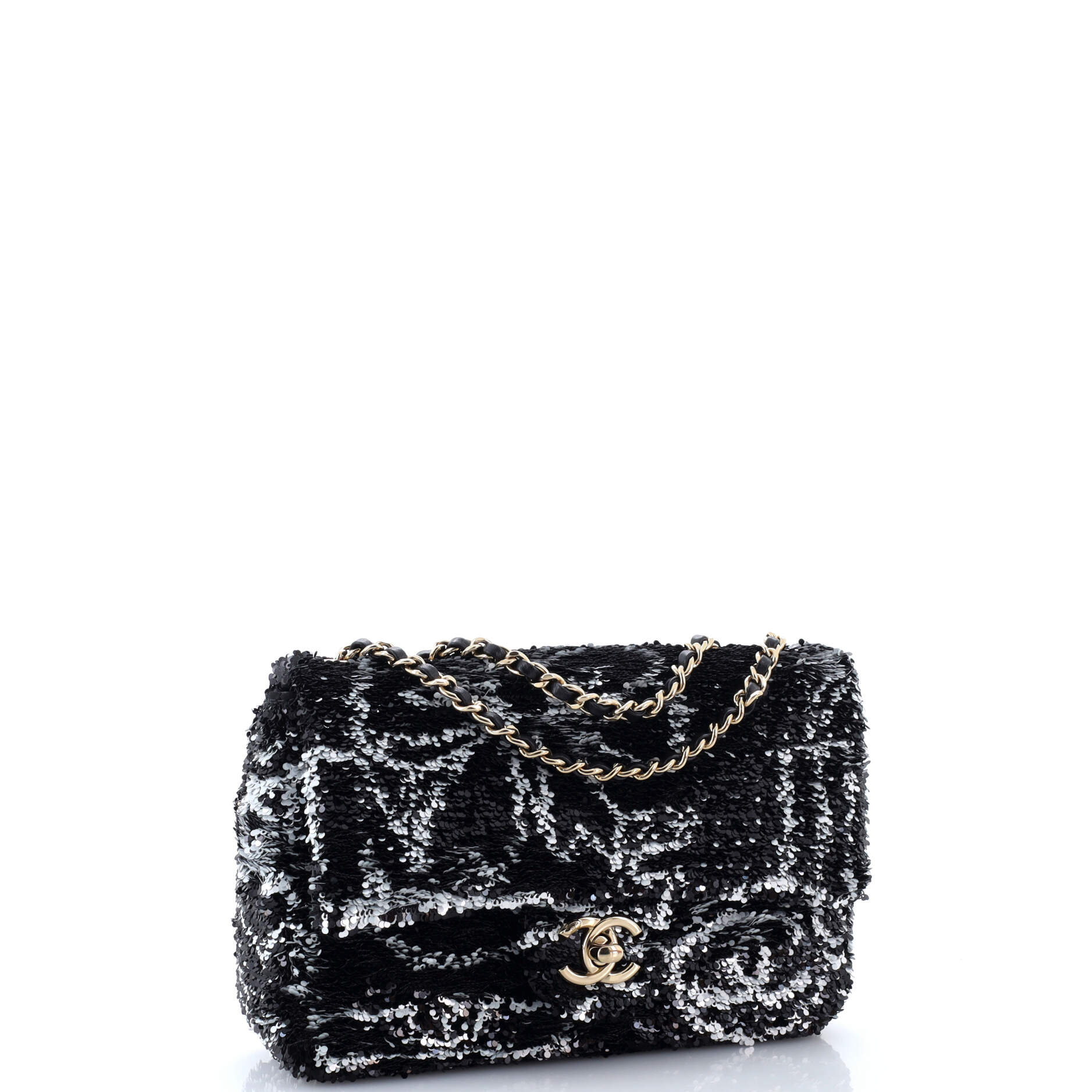 Lucky Symbols CC Flap Bag Sequins Mini