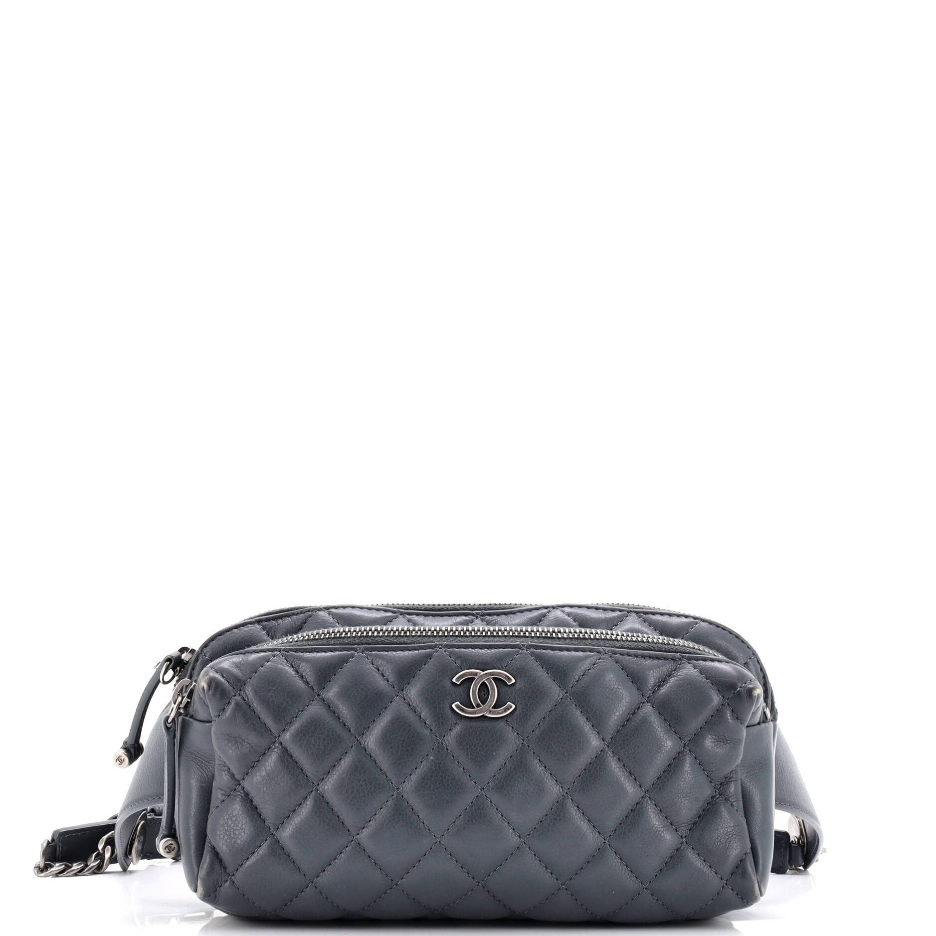 Street CC Waist Bag Quilted Calfskin