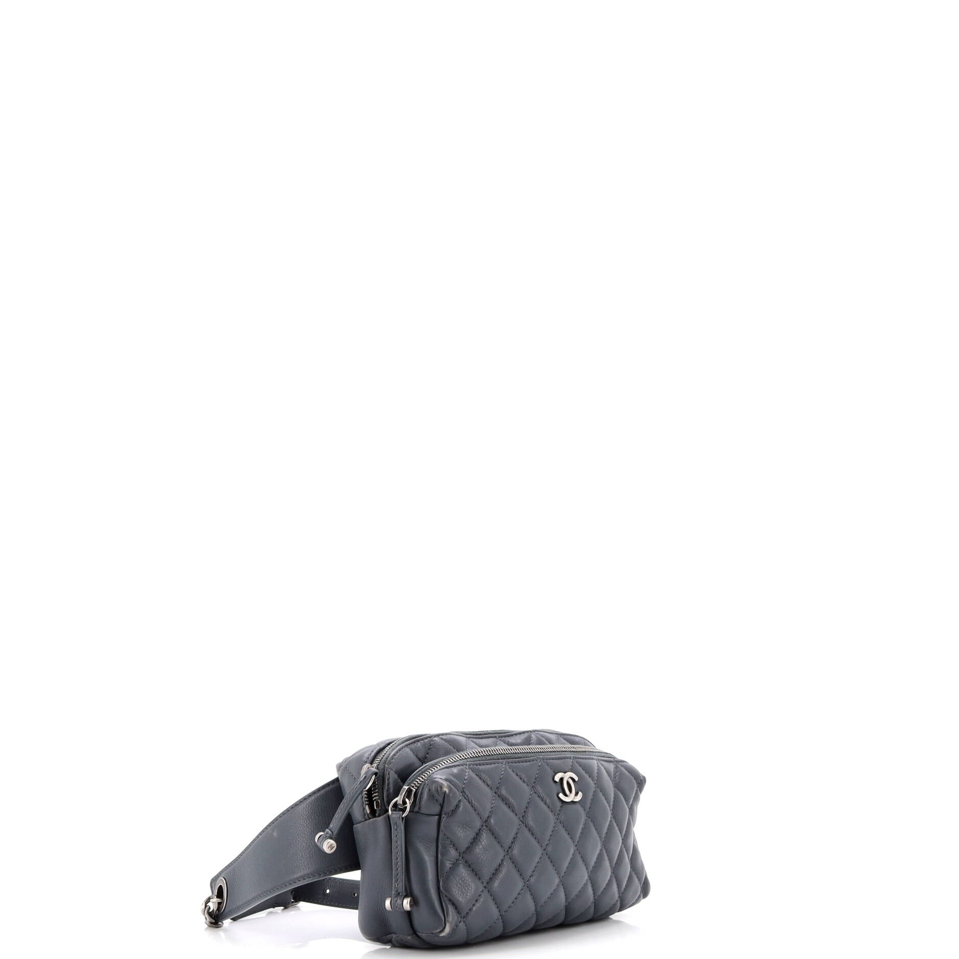 Street CC Waist Bag Quilted Calfskin
