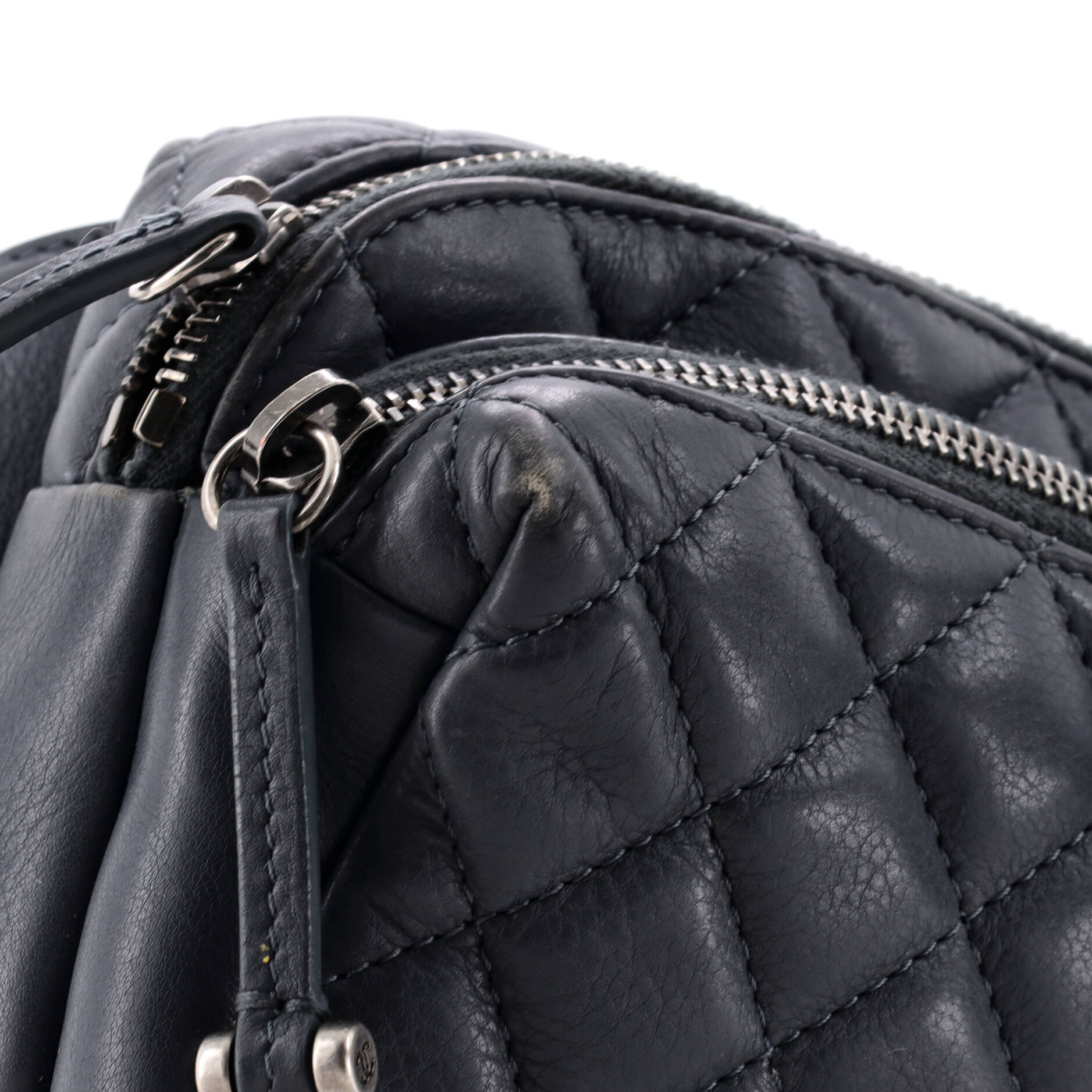 Street CC Waist Bag Quilted Calfskin