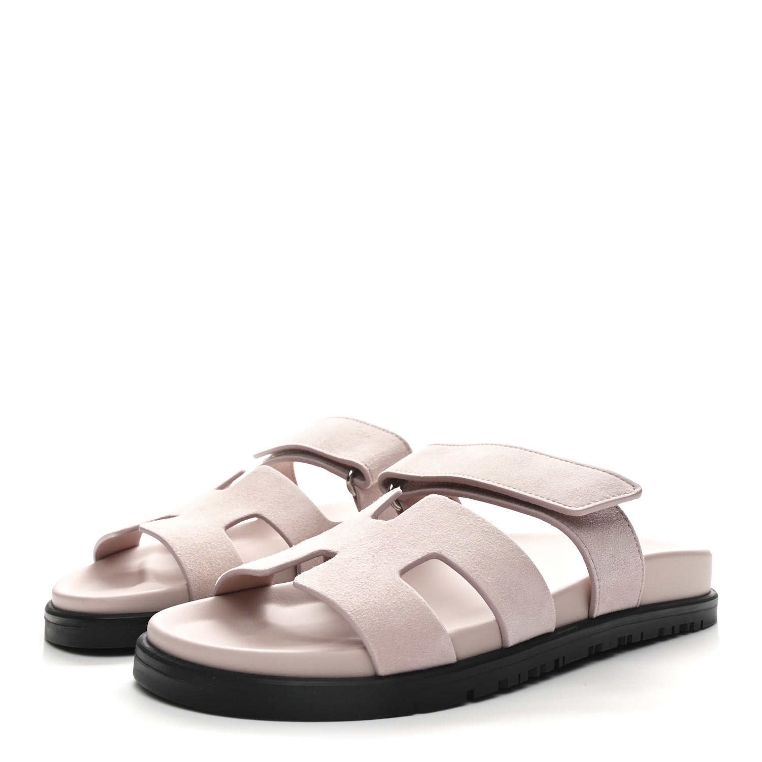 Suede Goatskin Womens Chypre Sandals 36 Rose Porcelaine