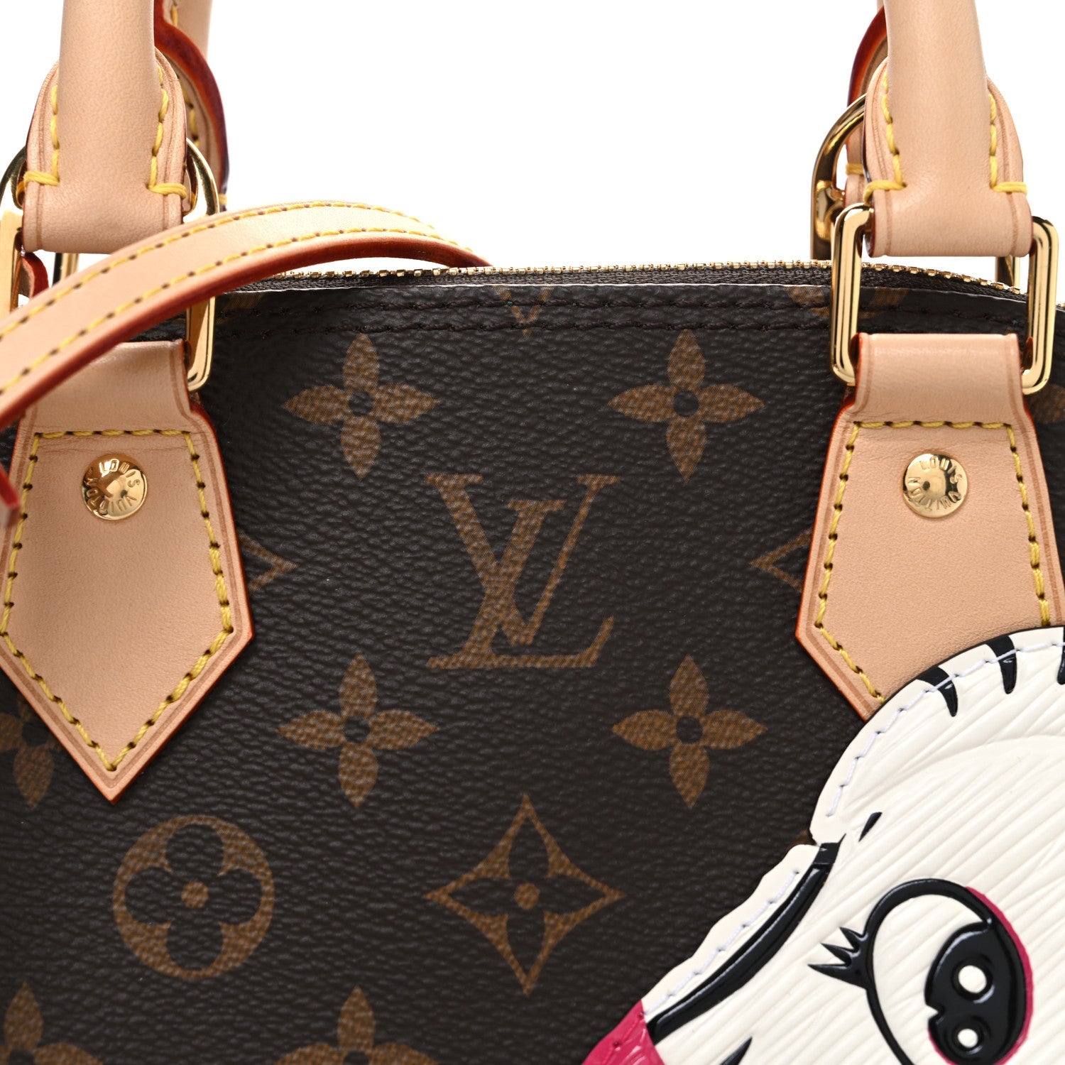 LV X Sun Yitian Monogram Zebra Alma BB