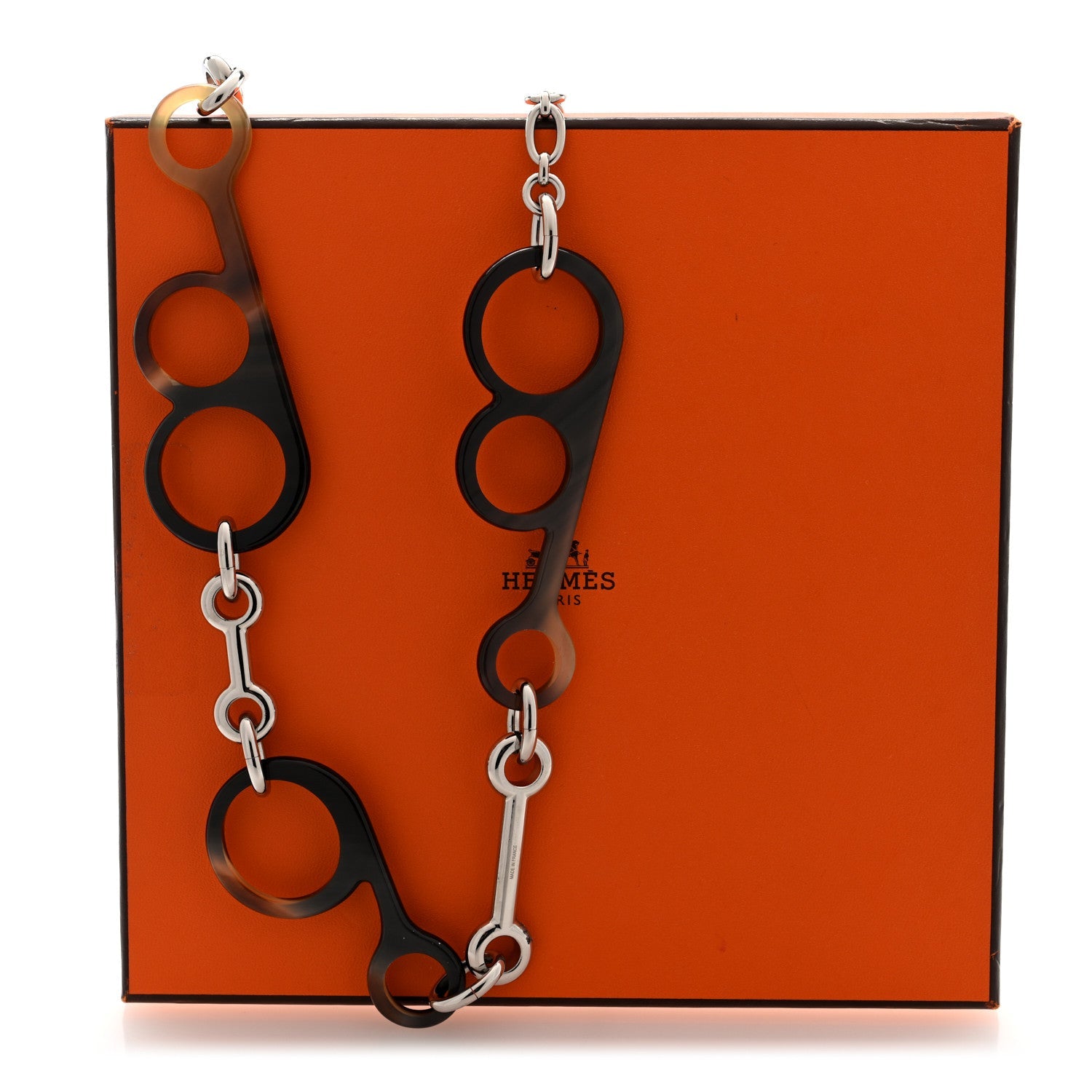 Metal Buffalo Horn Rhapsody Necklace