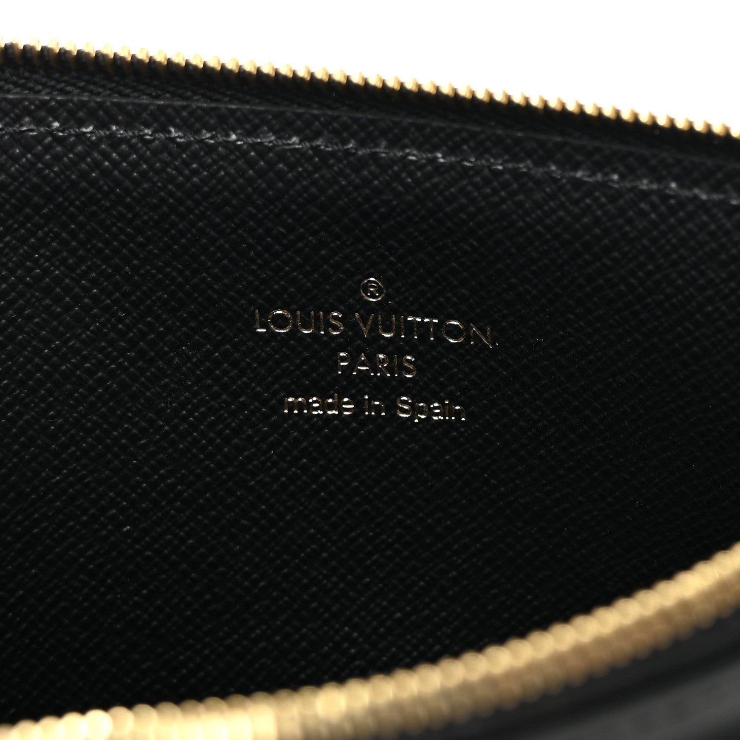 Monogram Slim Purse Black