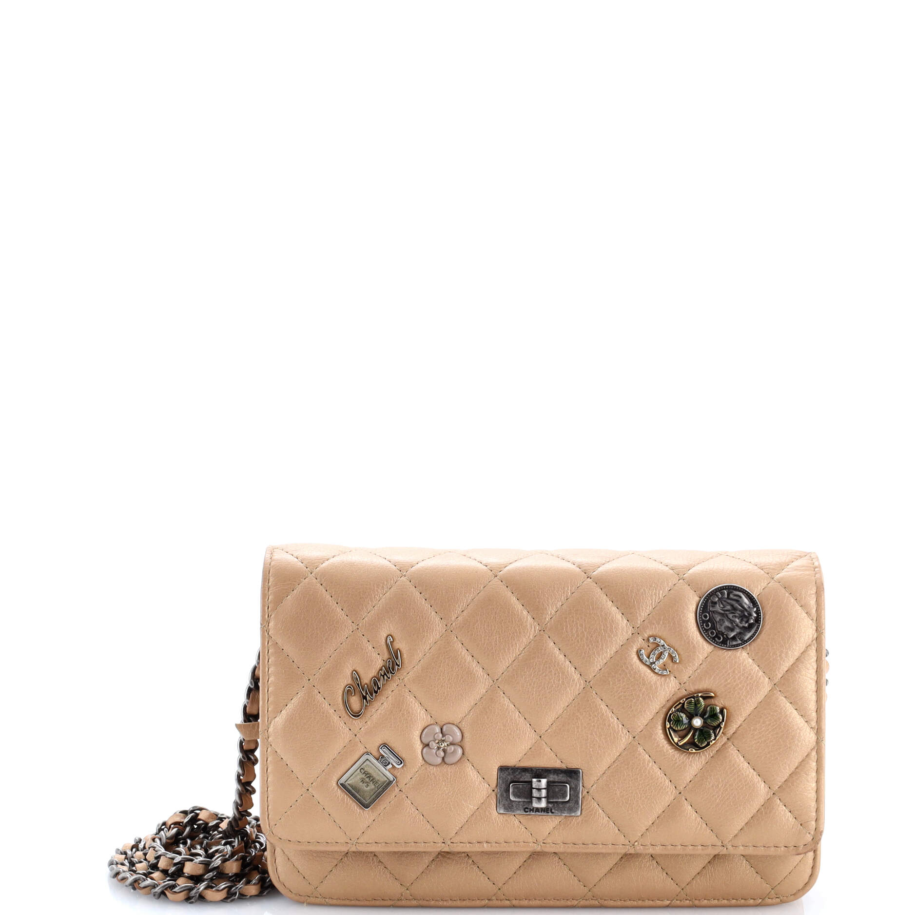 Lucky Charms Reissue 2.55 Wallet on Chain Quilted Calfskin