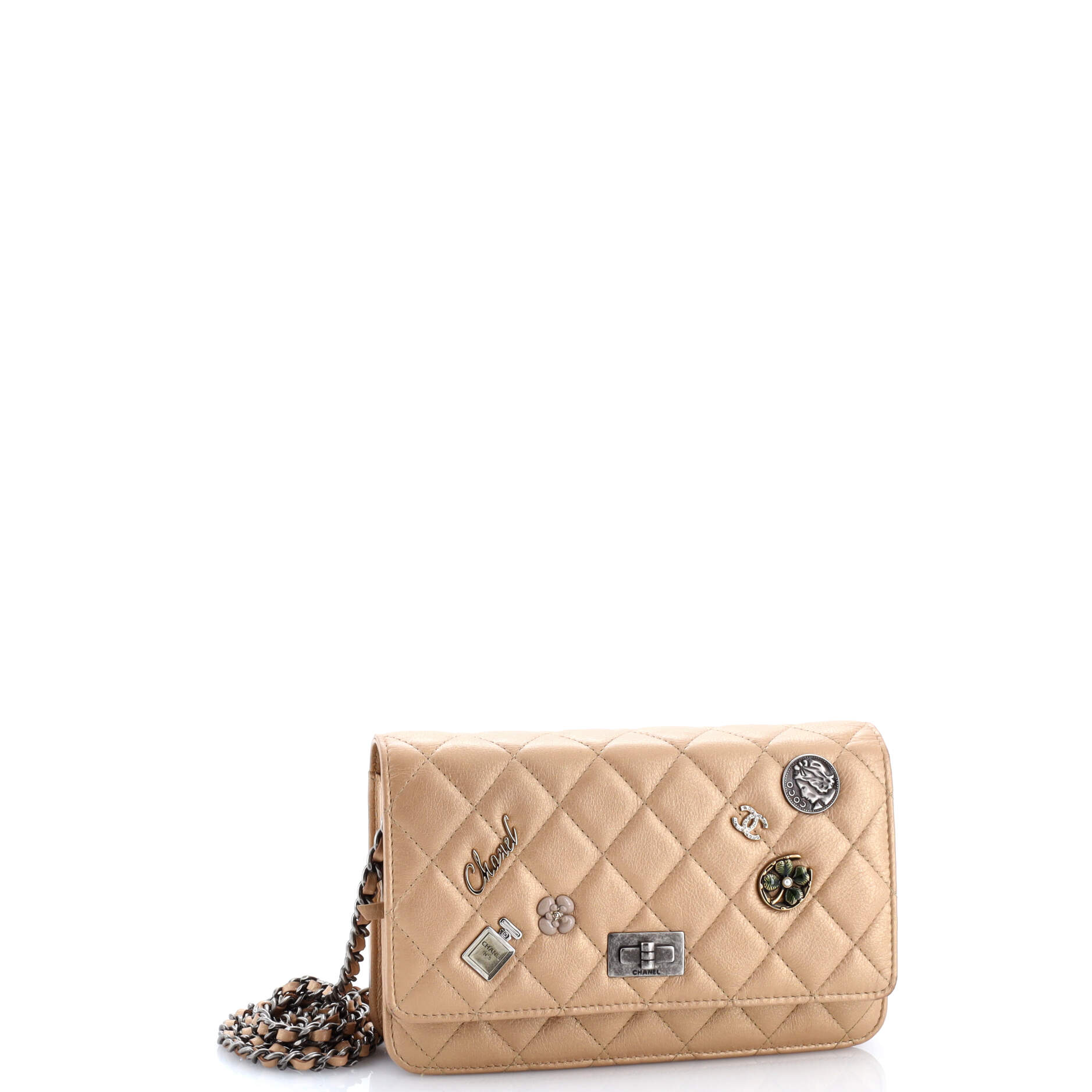 Lucky Charms Reissue 2.55 Wallet on Chain Quilted Calfskin