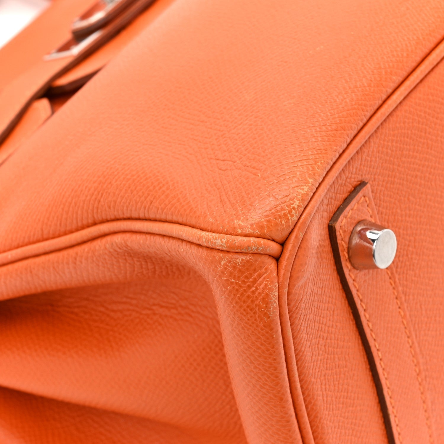Epsom Birkin 30 Orange