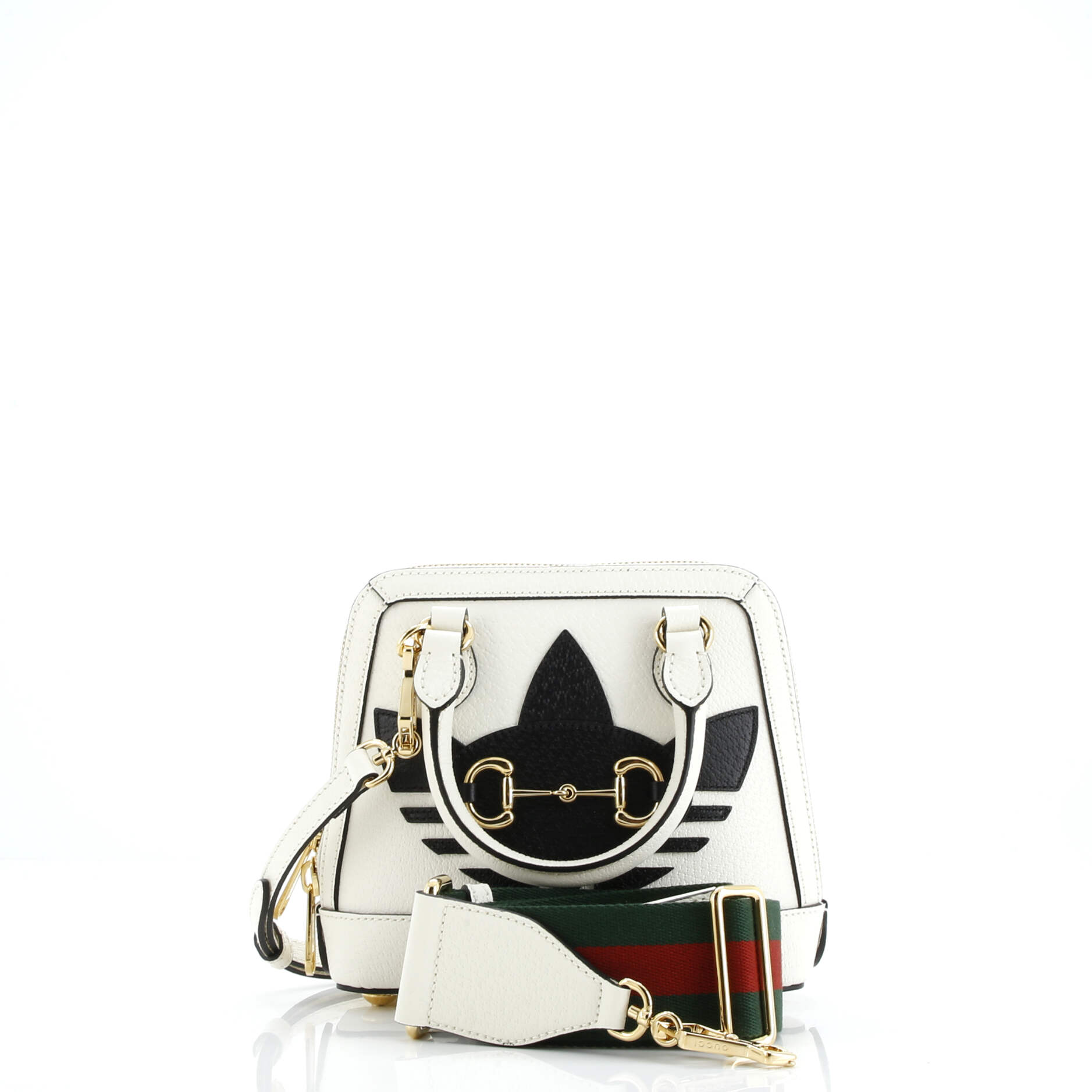 x Adidas Horsebit 1955 Top Handle Bag Leather with Applique Mini