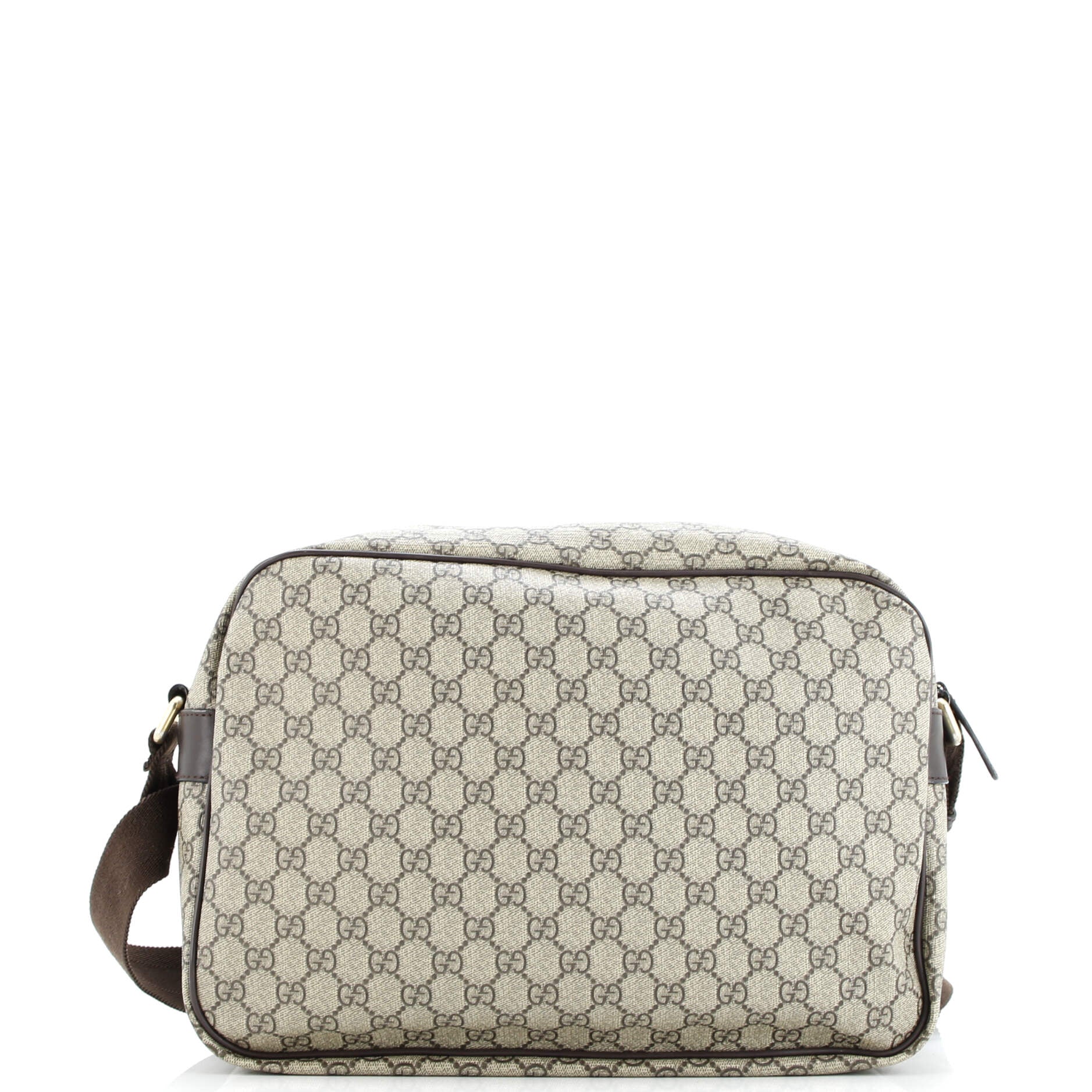 Front Zip Camera Bag GG Coated Canvas Large