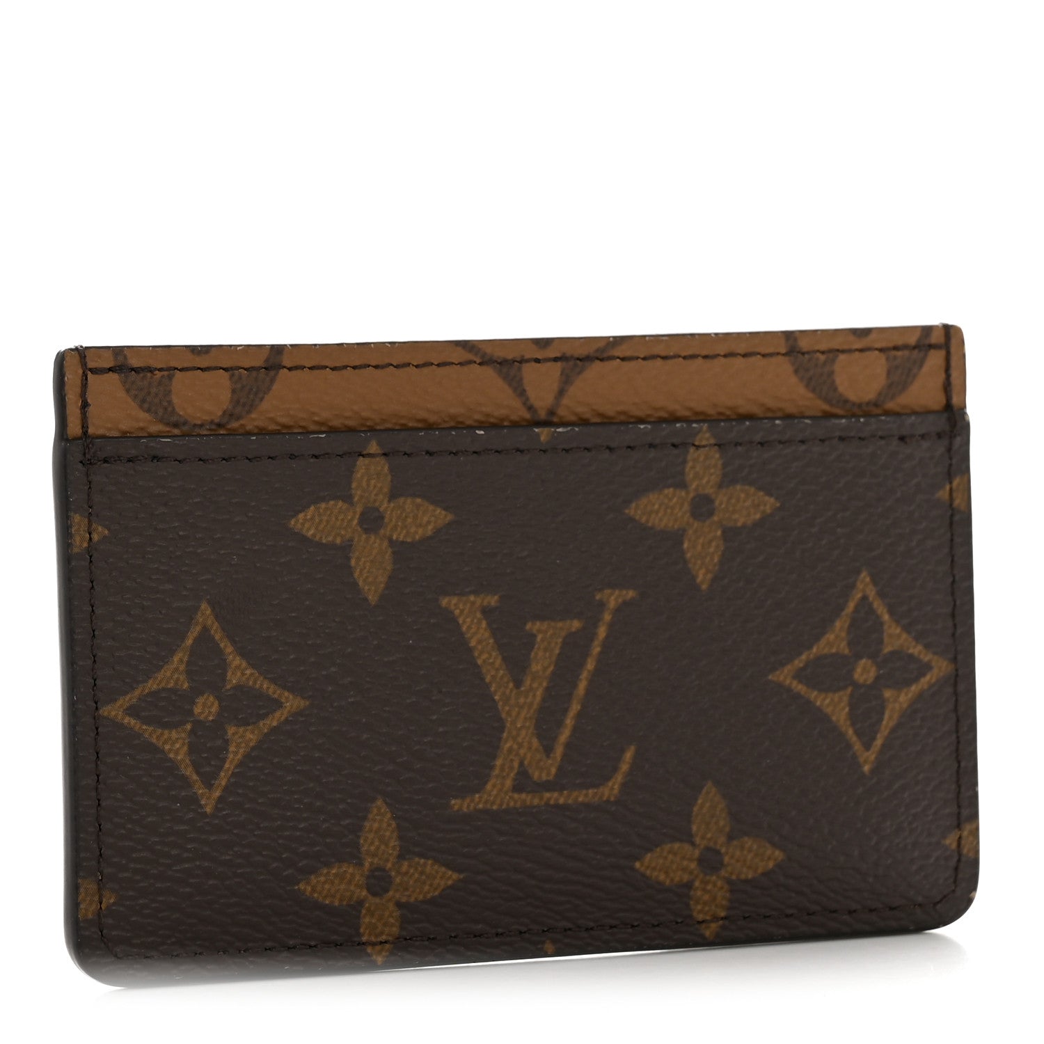 Reverse Monogram Card Holder