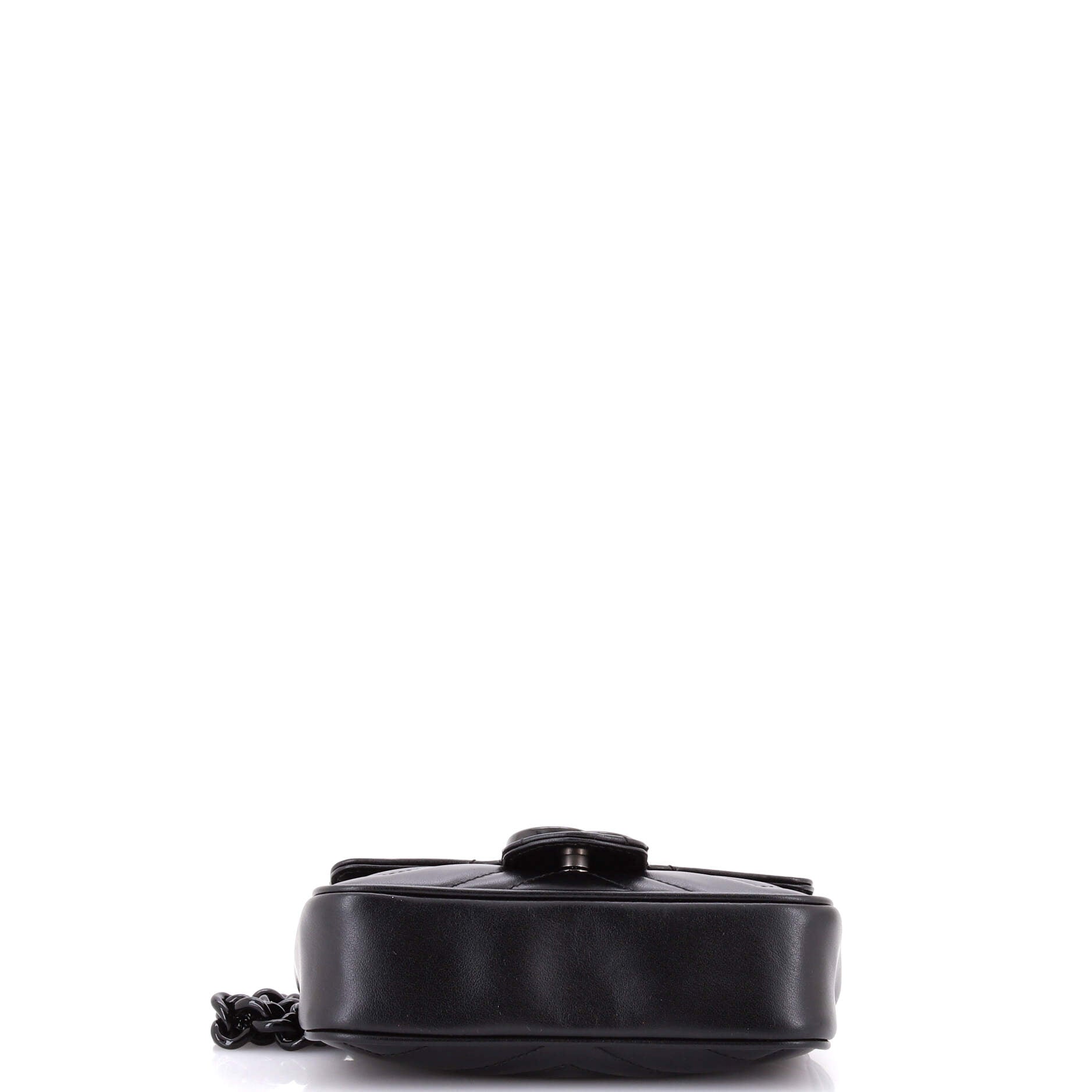 GG Marmont Flap Belt Bag Matelasse Leather