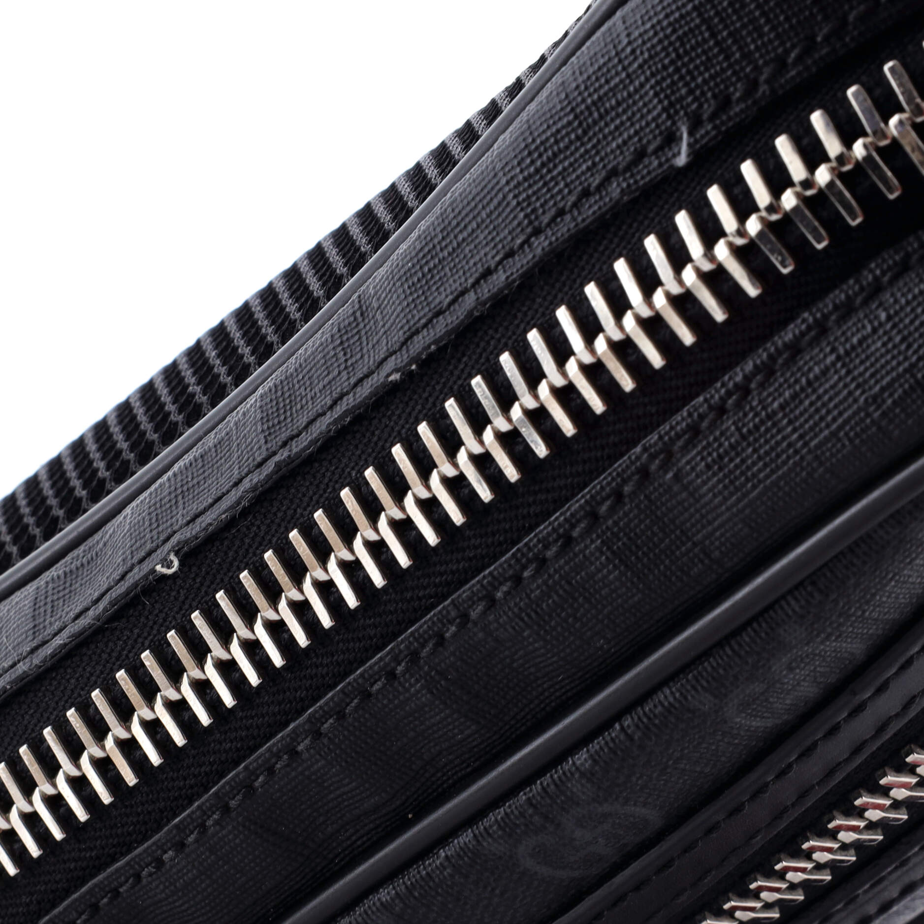 Soft Zip Belt Bag GG Coated Canvas Small
