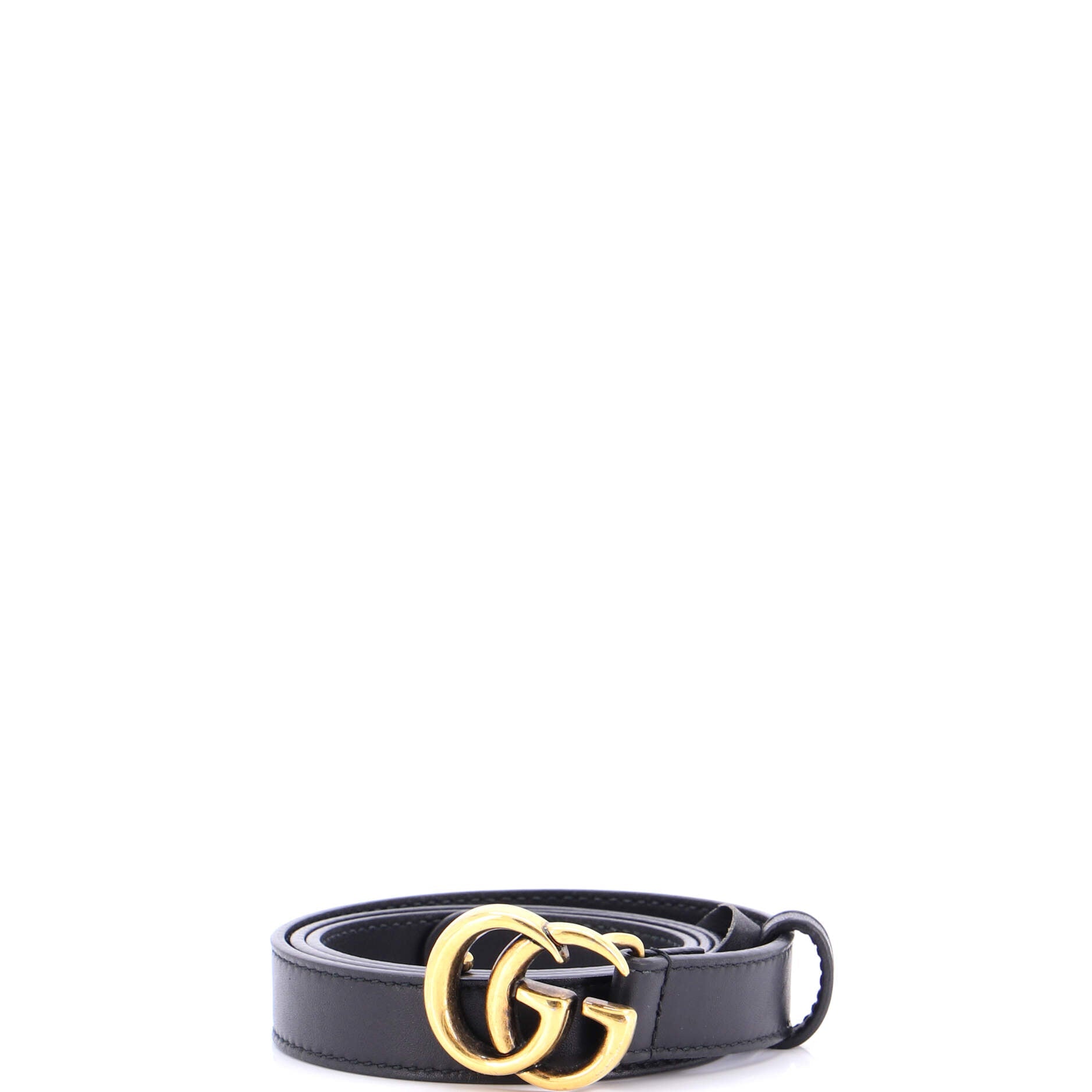 GG Marmont Belt Leather Thin 90