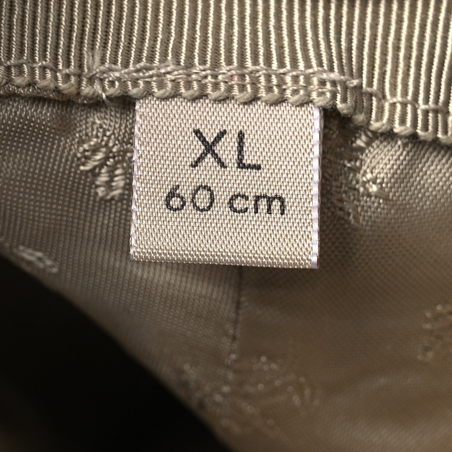 Washed Jacquard Denim Nappa GG Monogram Oscar Bucket Hat XL Denim Cuir