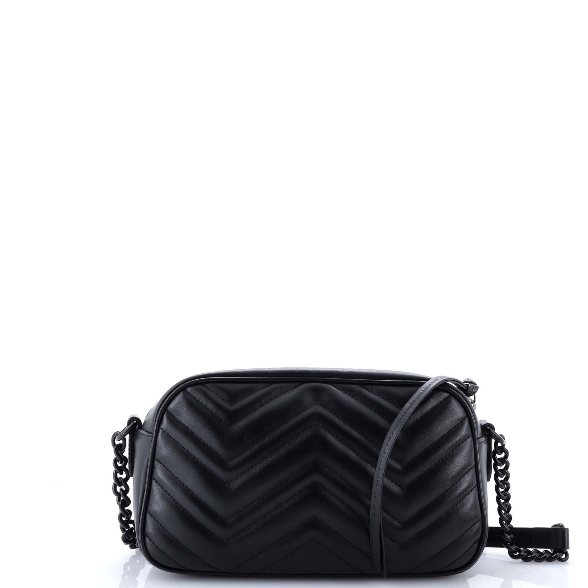 GG Marmont Monochrome Shoulder Bag Matelasse Leather Small