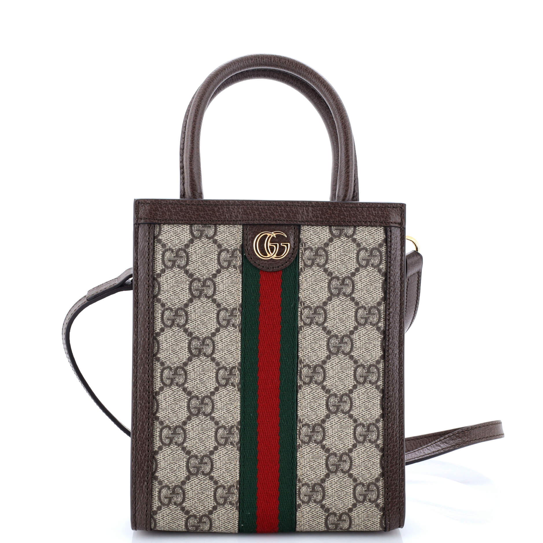 Ophidia Convertible Tote GG Coated Canvas Super Mini