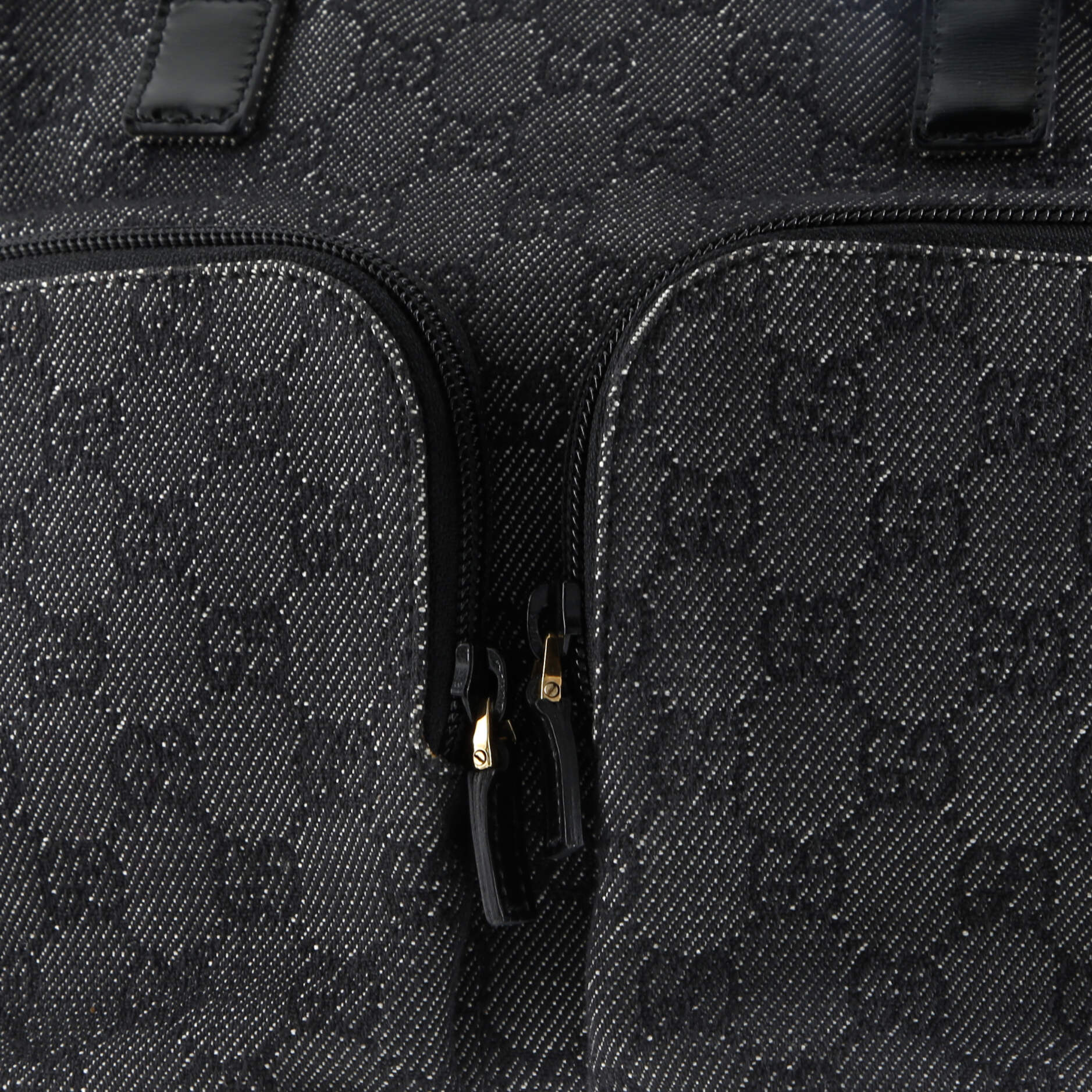 Double Pocket Tote GG Canvas Small