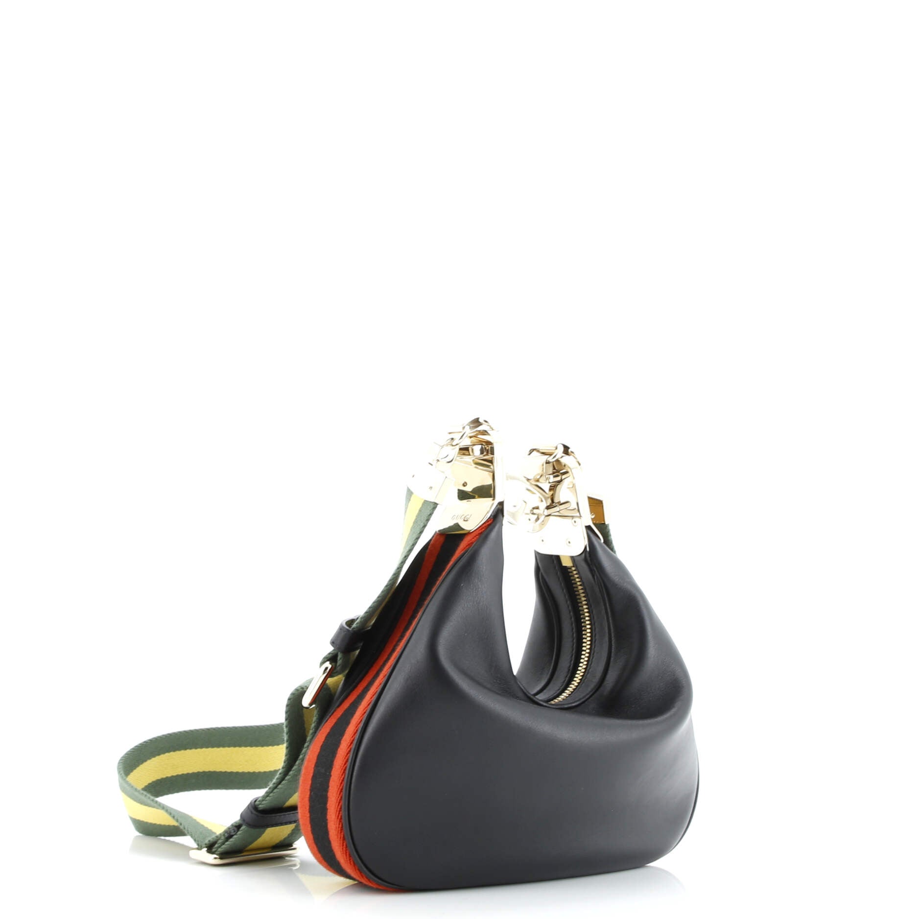 Attache Shoulder Bag Leather Small