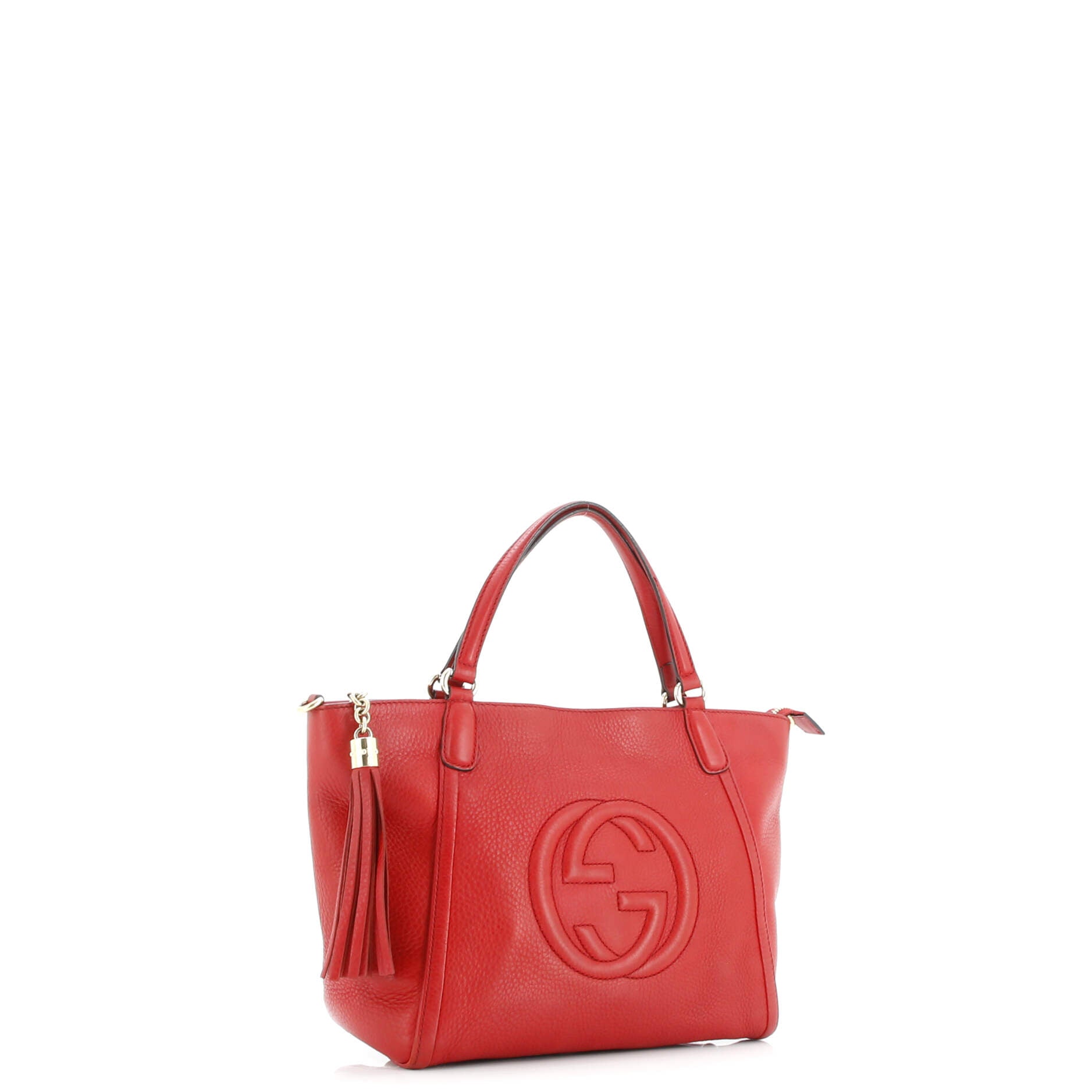 Soho Convertible Top Handle Bag Leather Small