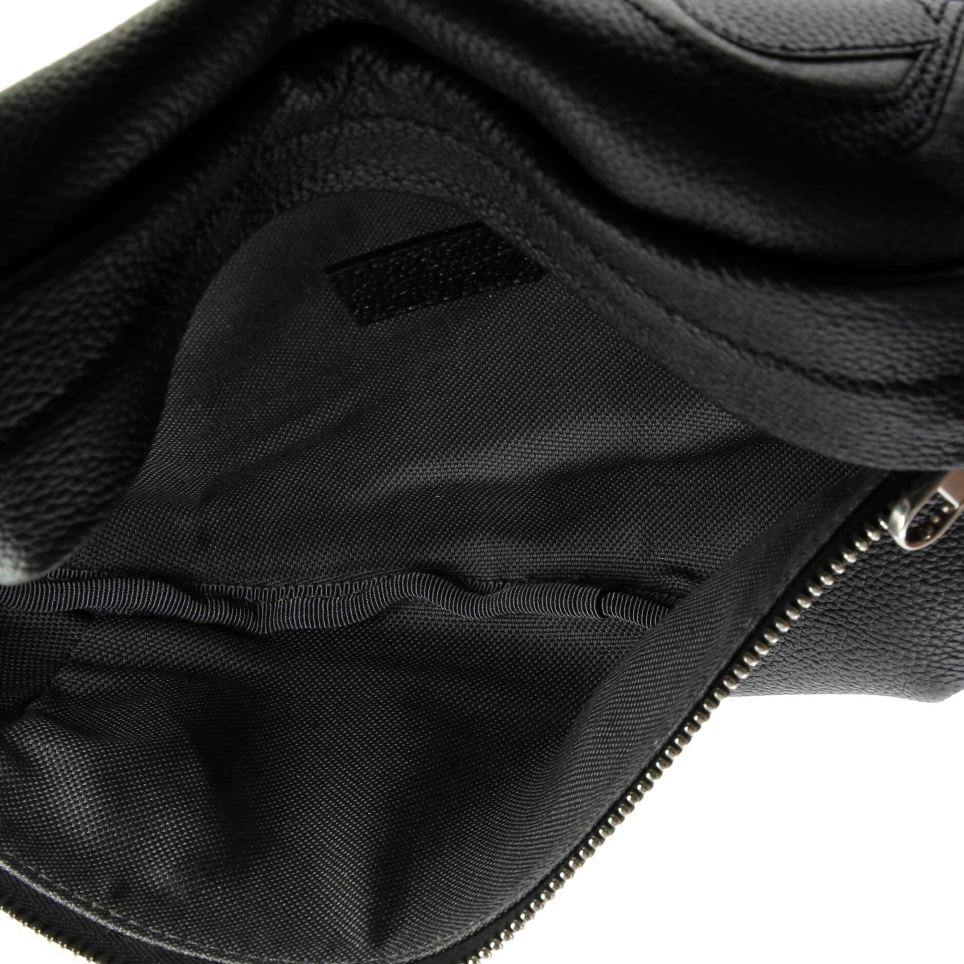 Belt Bag Leather with GG Coated Canvas Medium