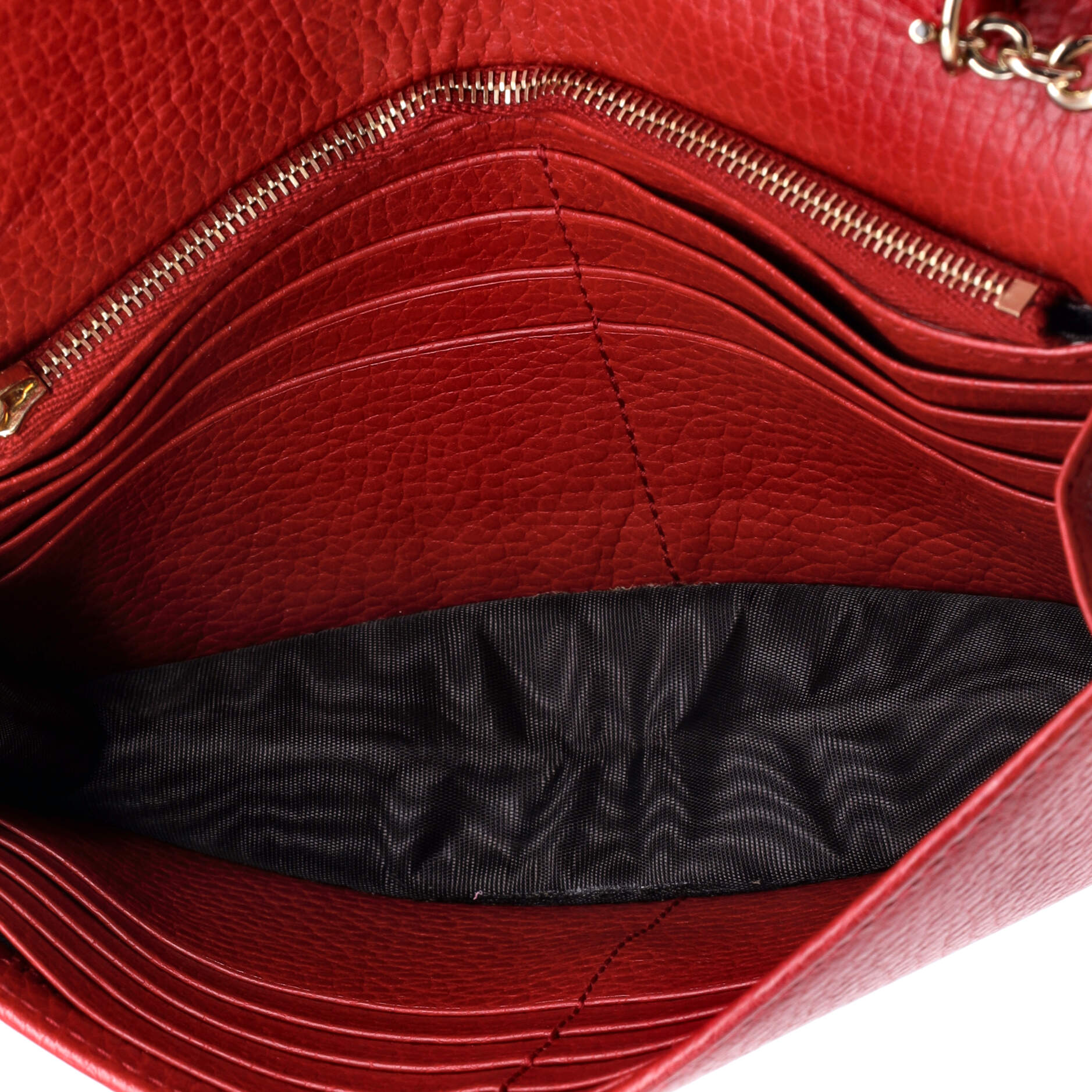 Interlocking Wallet on Chain Leather