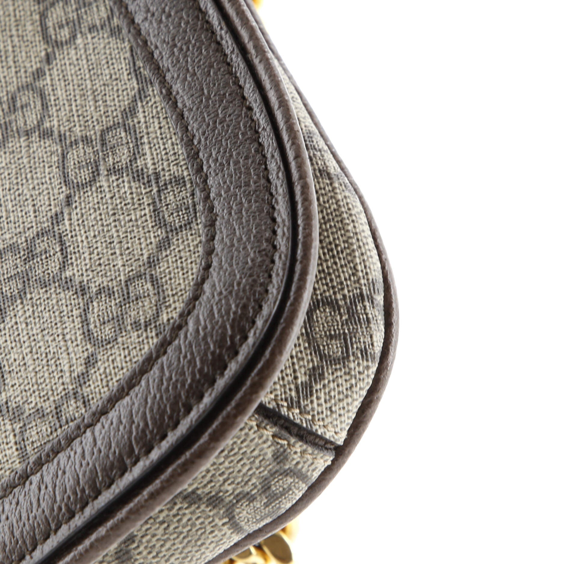 Blondie NM Chain Flap Bag GG Coated Canvas Small