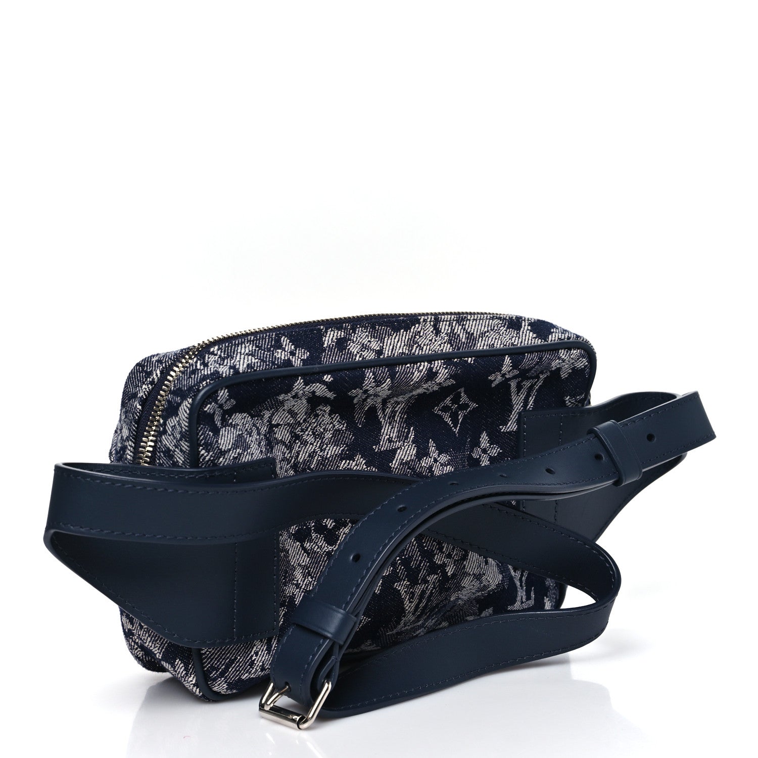 Monogram Tapestry Canvas Monogram Outdoor Bumbag Bleu