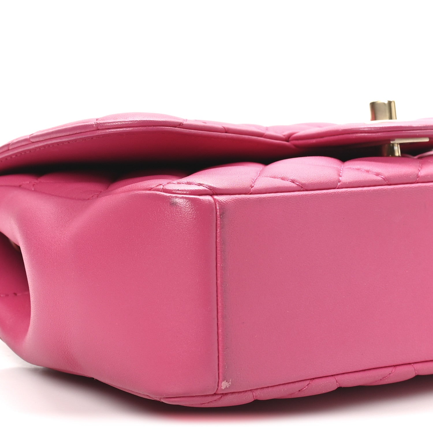 Lambskin Quilted Mini Mademoiselle Chic Flap Pink