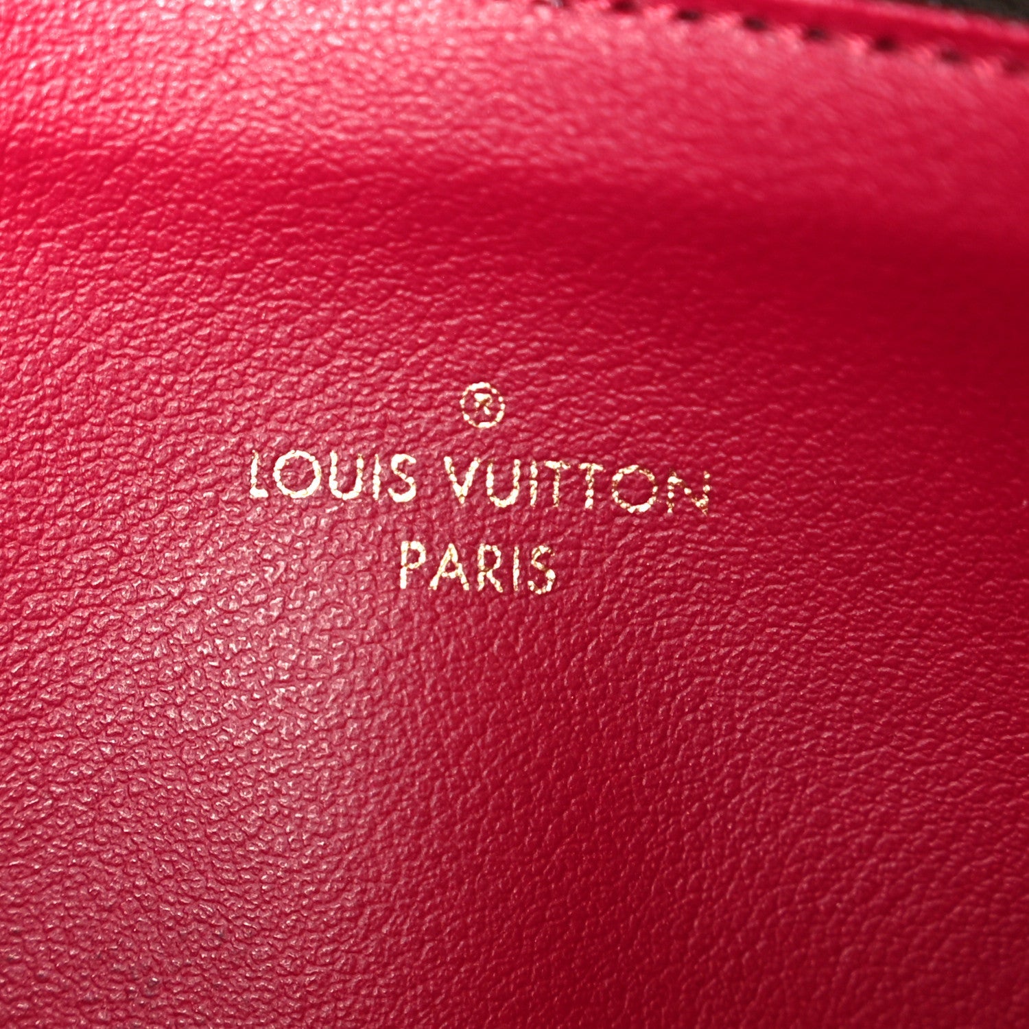 Monogram Pochette Felicie Chain Wallet Fuchsia