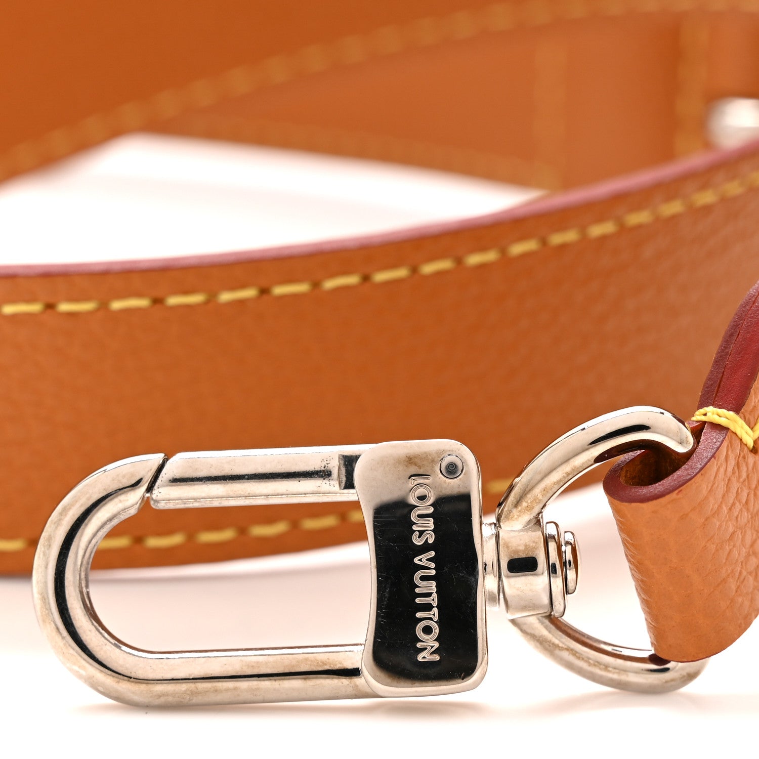 Grained Calfskin Marelle Strap Honey Miel