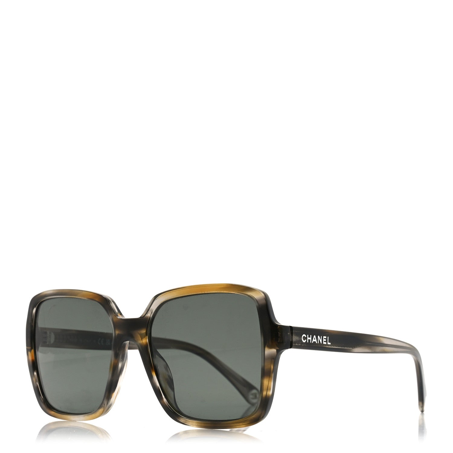 Acetate Square Sunglasses 5505 Brown